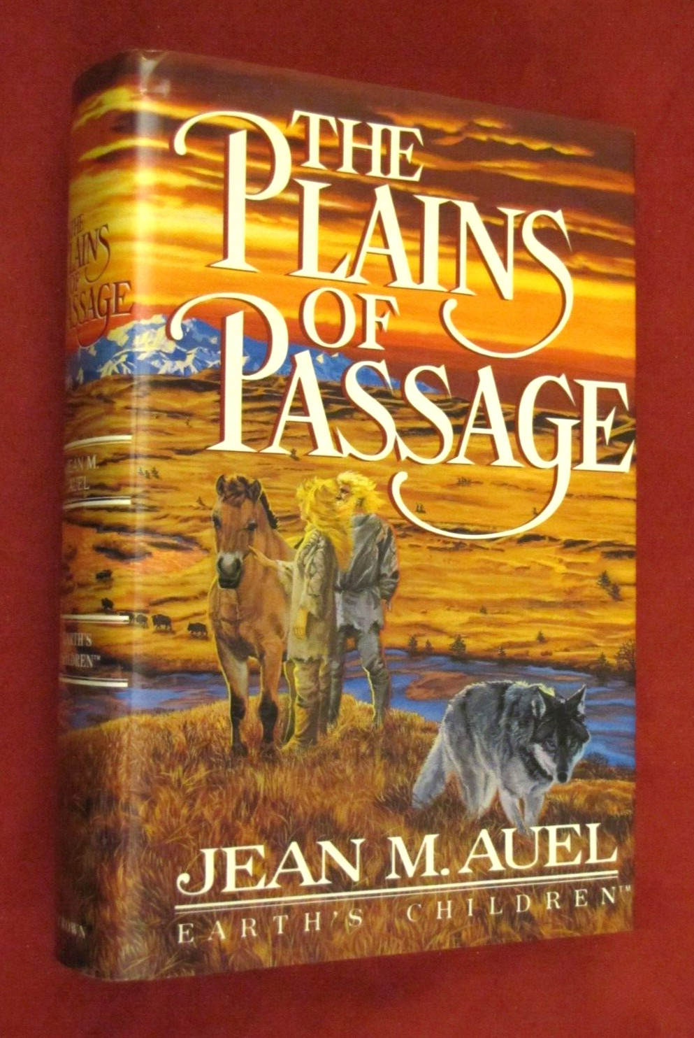 Earth’s Children Ser.: The Plains of Passage by Jean M. Auel (1990, Hardcover)LN