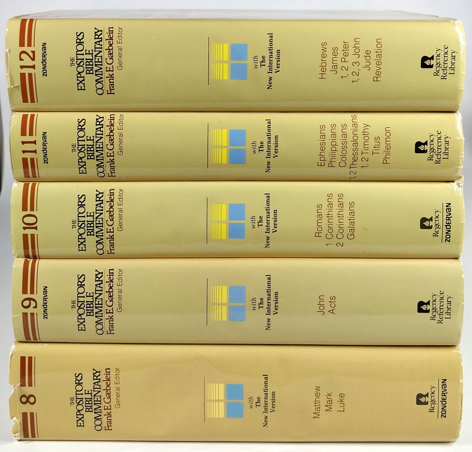 Lot 5 Expositor’s Bible Commentary Series Vol 8 – 12 Gaebelein HCDJ Zondervan