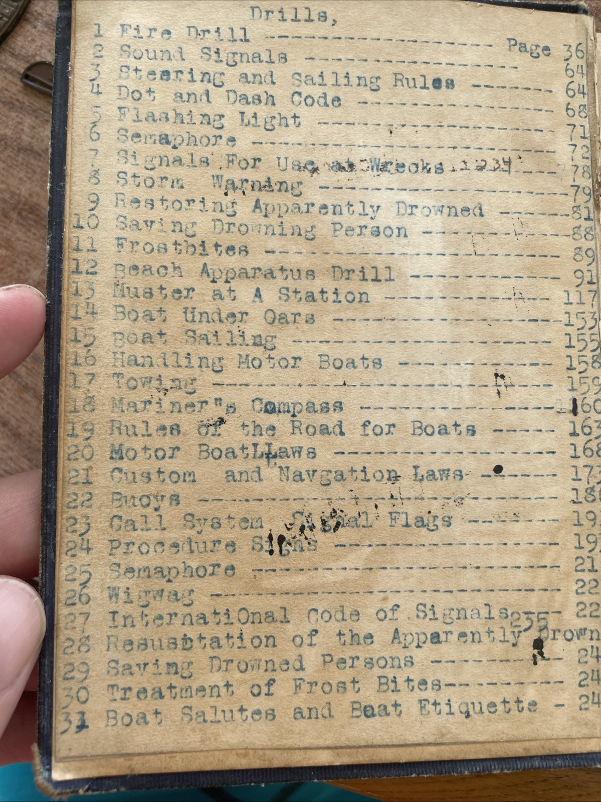 Instructions For US Coast Guard Stations 1922-named