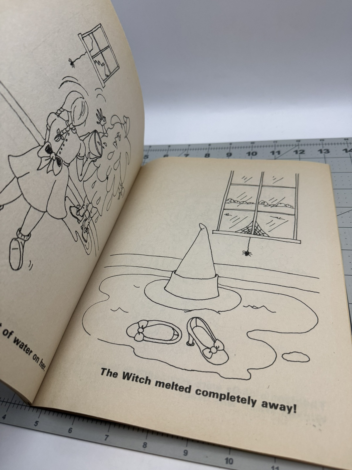 Vintage Wizard Of OZ Preschool Coloring Book 32 Pages Justen Products Unused NOS