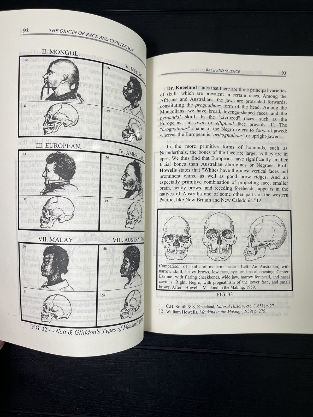 The Origin of Race and Civilization by Charles A. Weisman,Large Print 8.5*11.5”