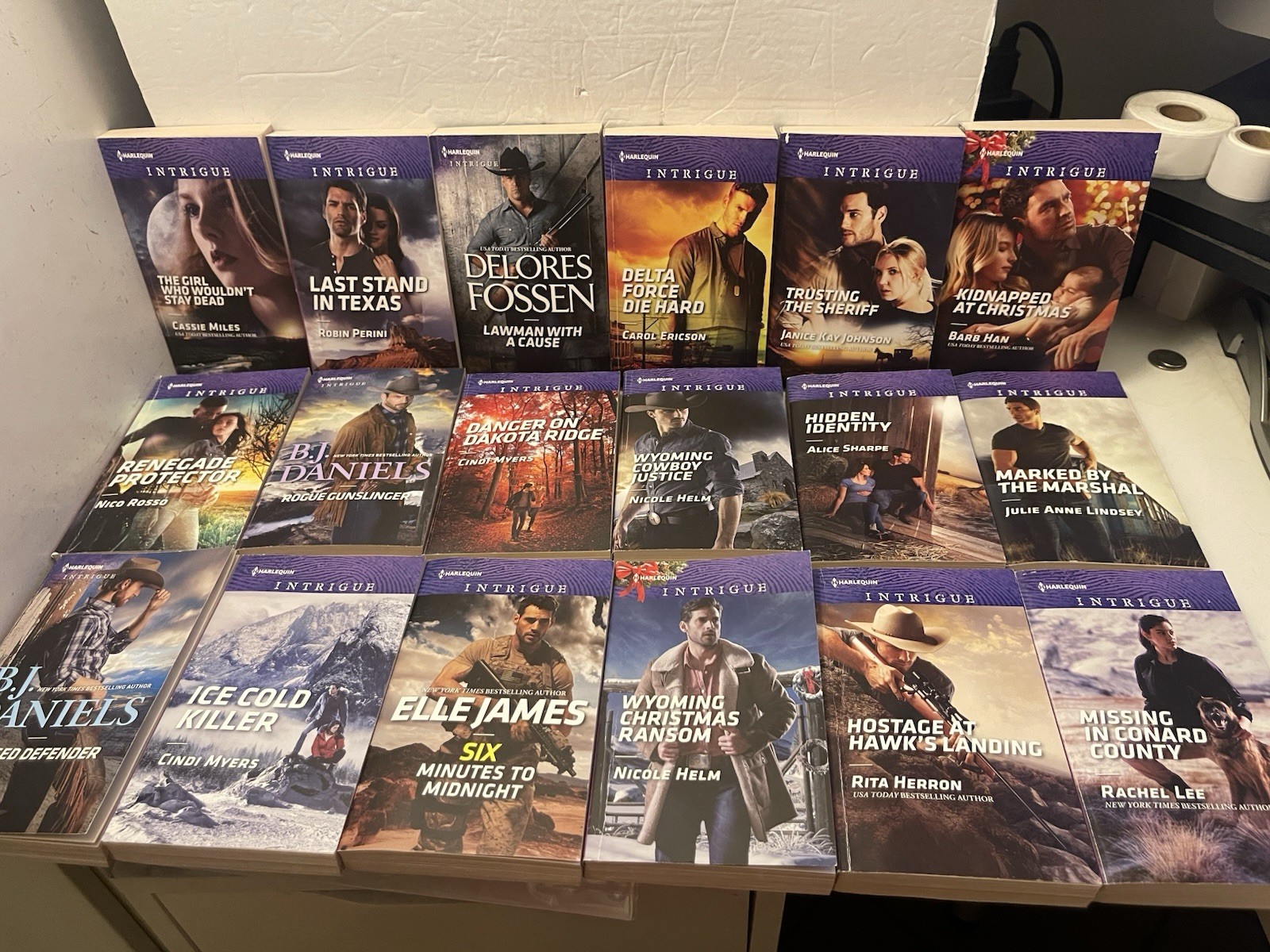 HARLEQUIN INTRIGUE SUSPENSE SERIES PAPERBACK BOOK Lot Of 79 MIXED TITLES & YEARS