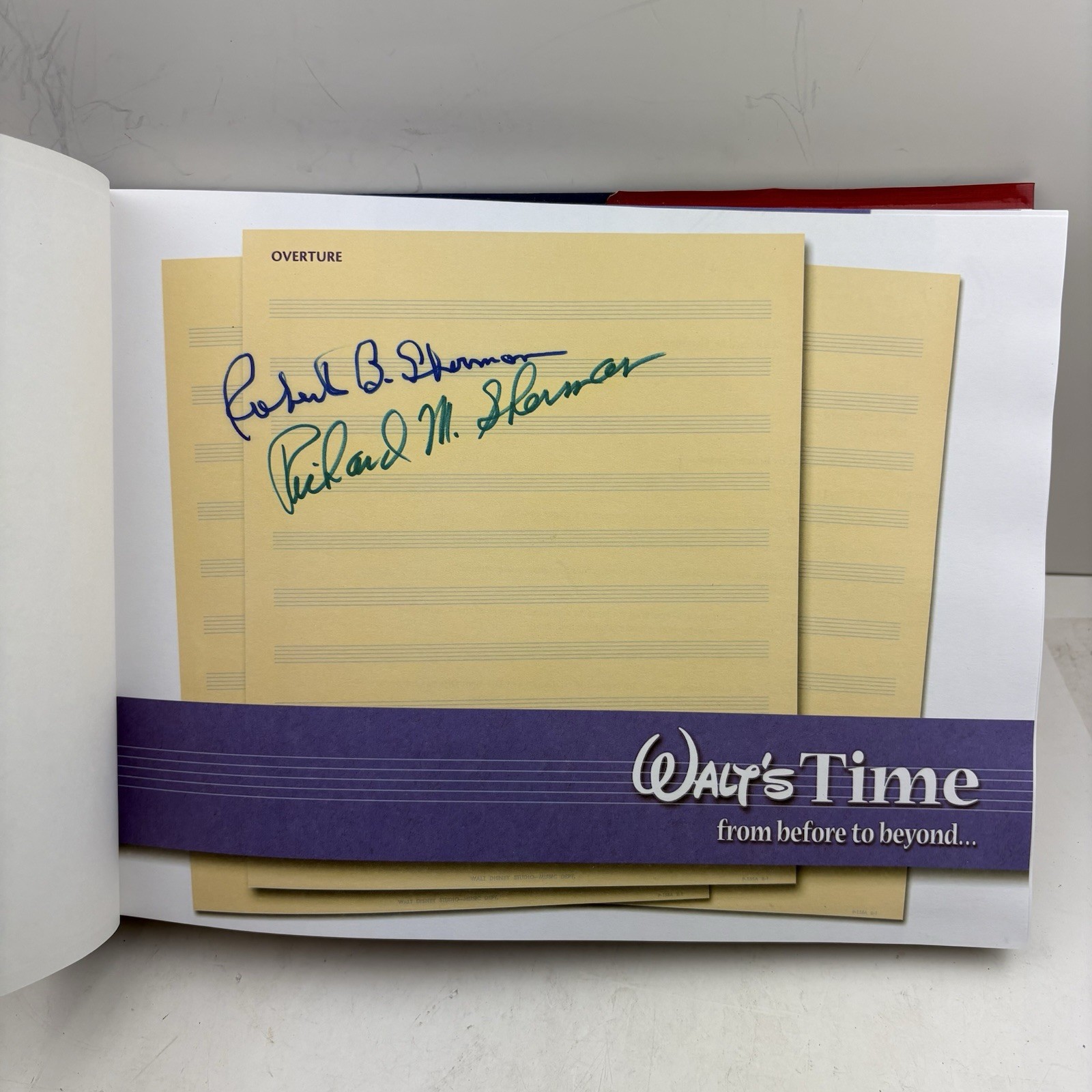 Signed Walt’s Time: From Before to Beyond By The Sherman Brothers First Edition