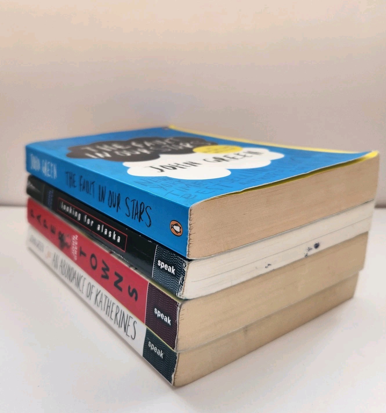 Lot of 4 John Green Novels GOOD COND AND SHIPS FOR FREE