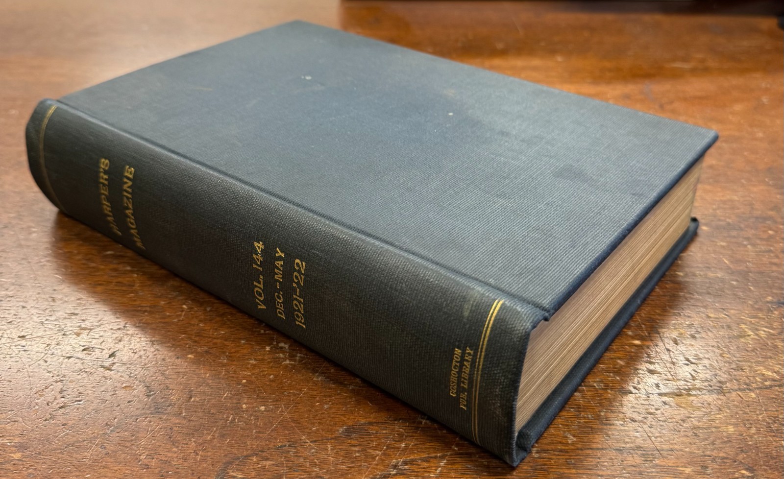 Harper’s Monthly Magazine Vol 144 – Dec 1921 to May 1922 – Hardcover