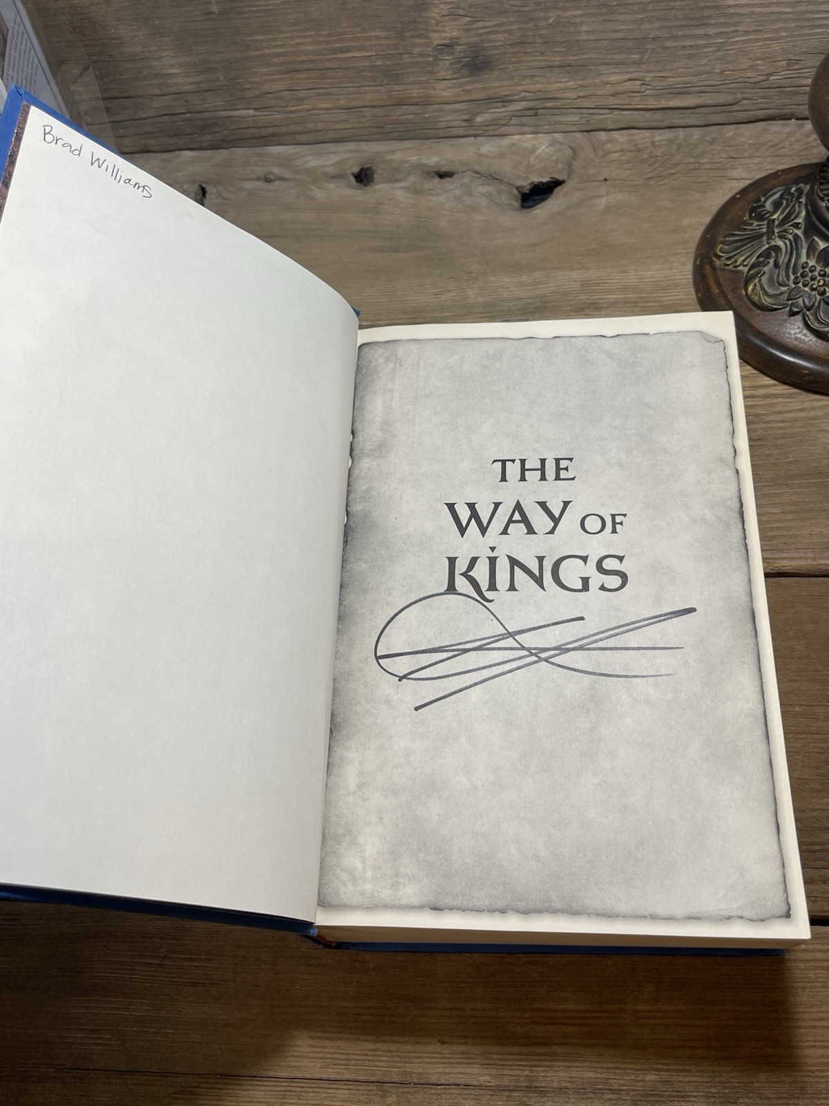 The Way of Kings, Brandon Sanderson DOUBLE SIGNED 1st Edition/1st Print