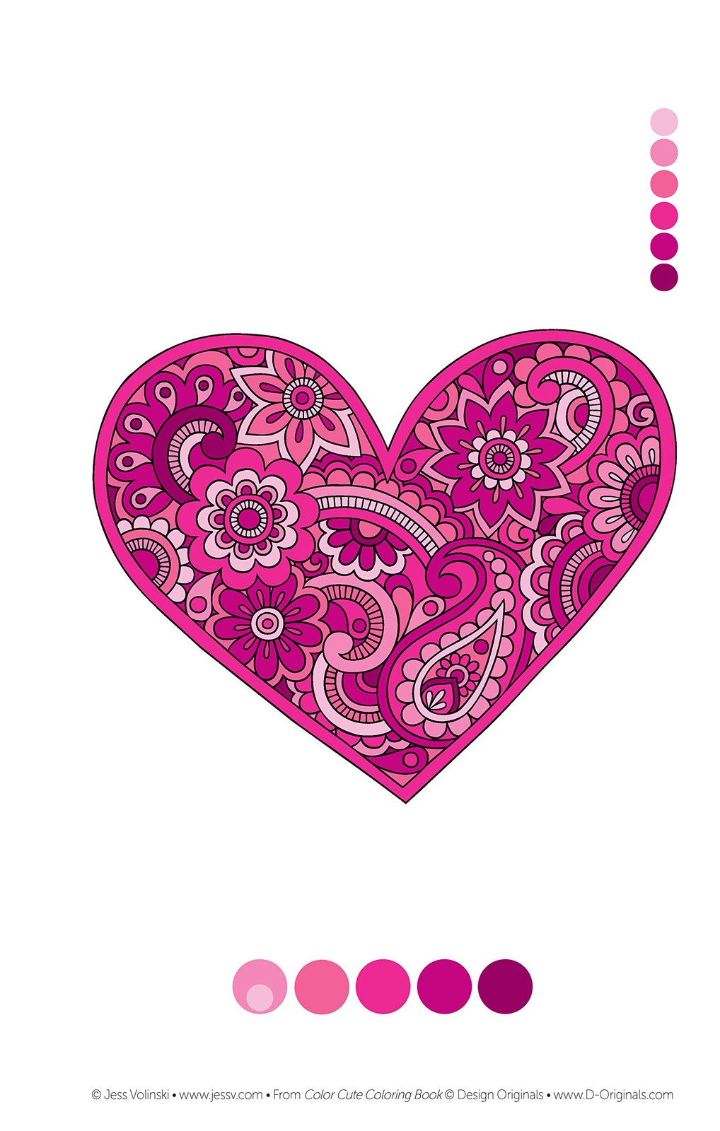 Color Cute Coloring Book: Perfectly Portable Pages (Design Originals)…