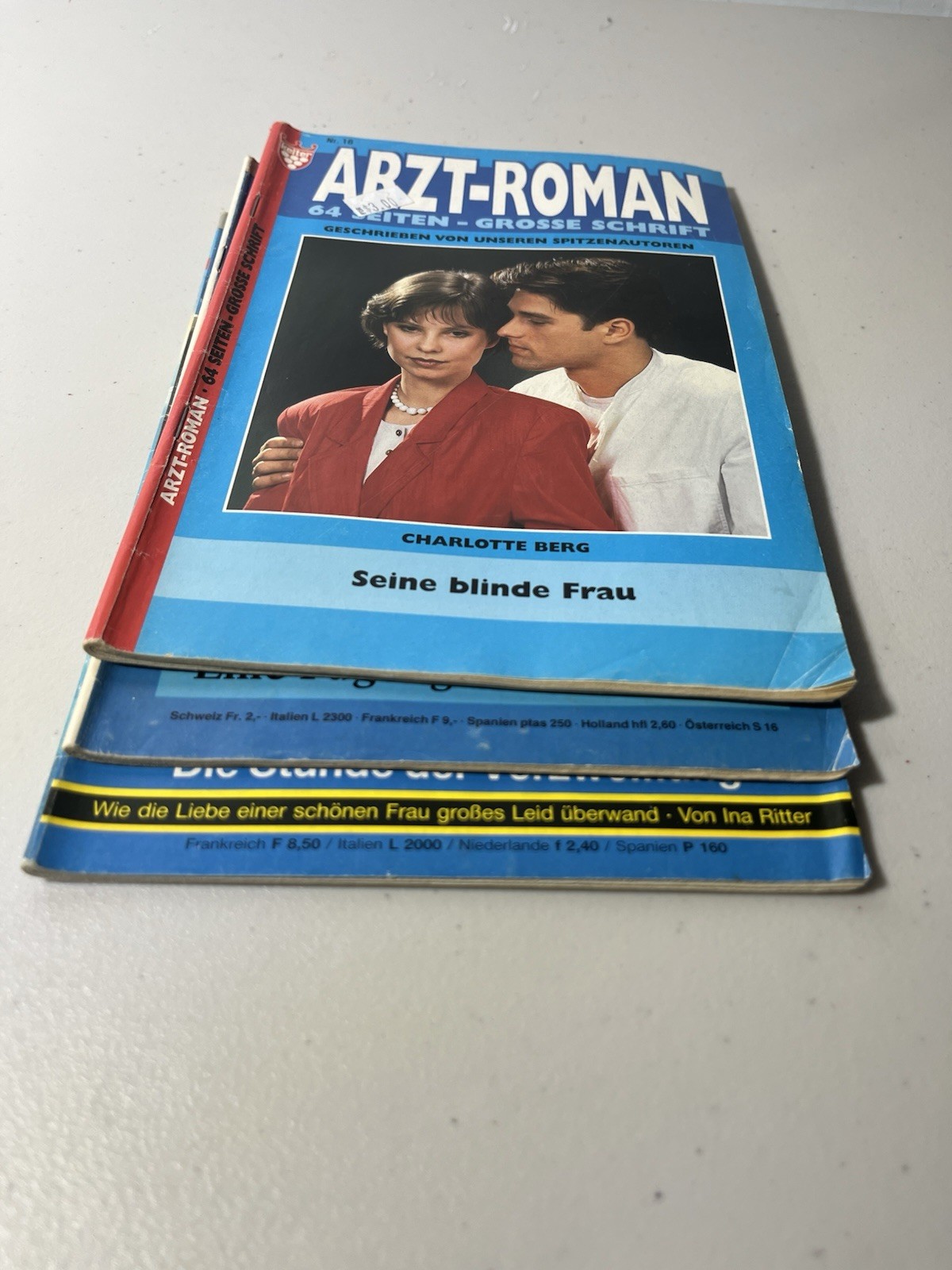 Arzt-Roman Vintage German Romance Lot Of 3. Mixed Lot, Read, Kelter & Bastei