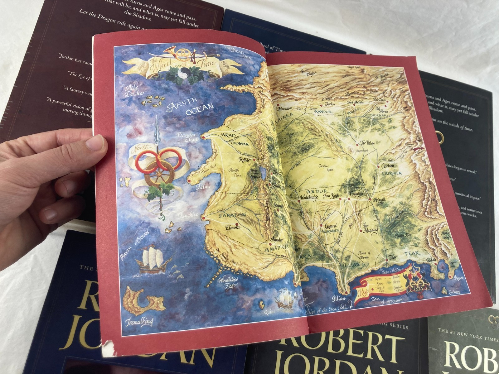 Wheel of Time Robert Jordan Complete Series (1-14 + Pre) Uniform Tor Paperbacks