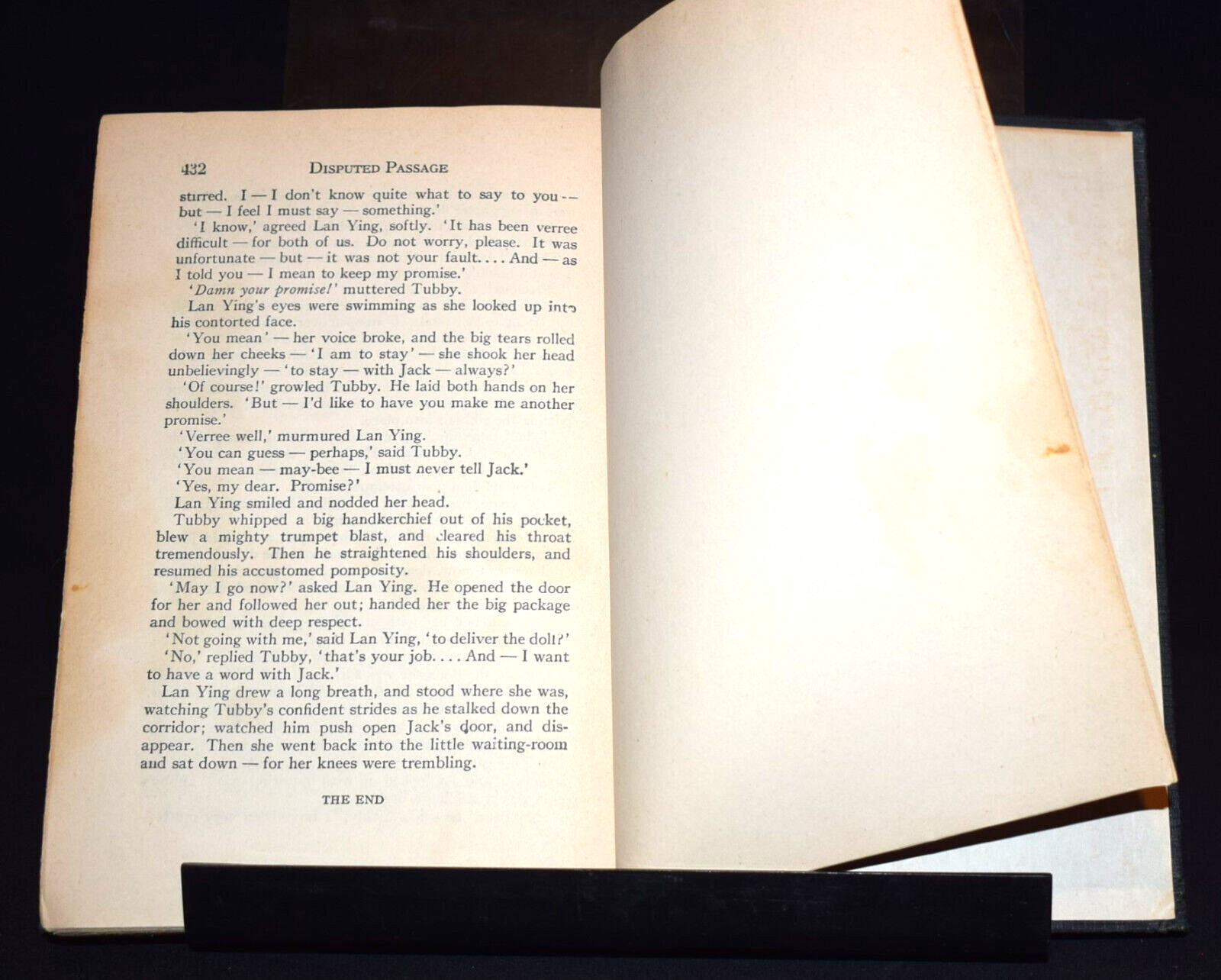 Vintage ~ Disputed Passage by Lloyd C. Douglas ~ c 1939 ~ 432 Pages ~ Hardcover
