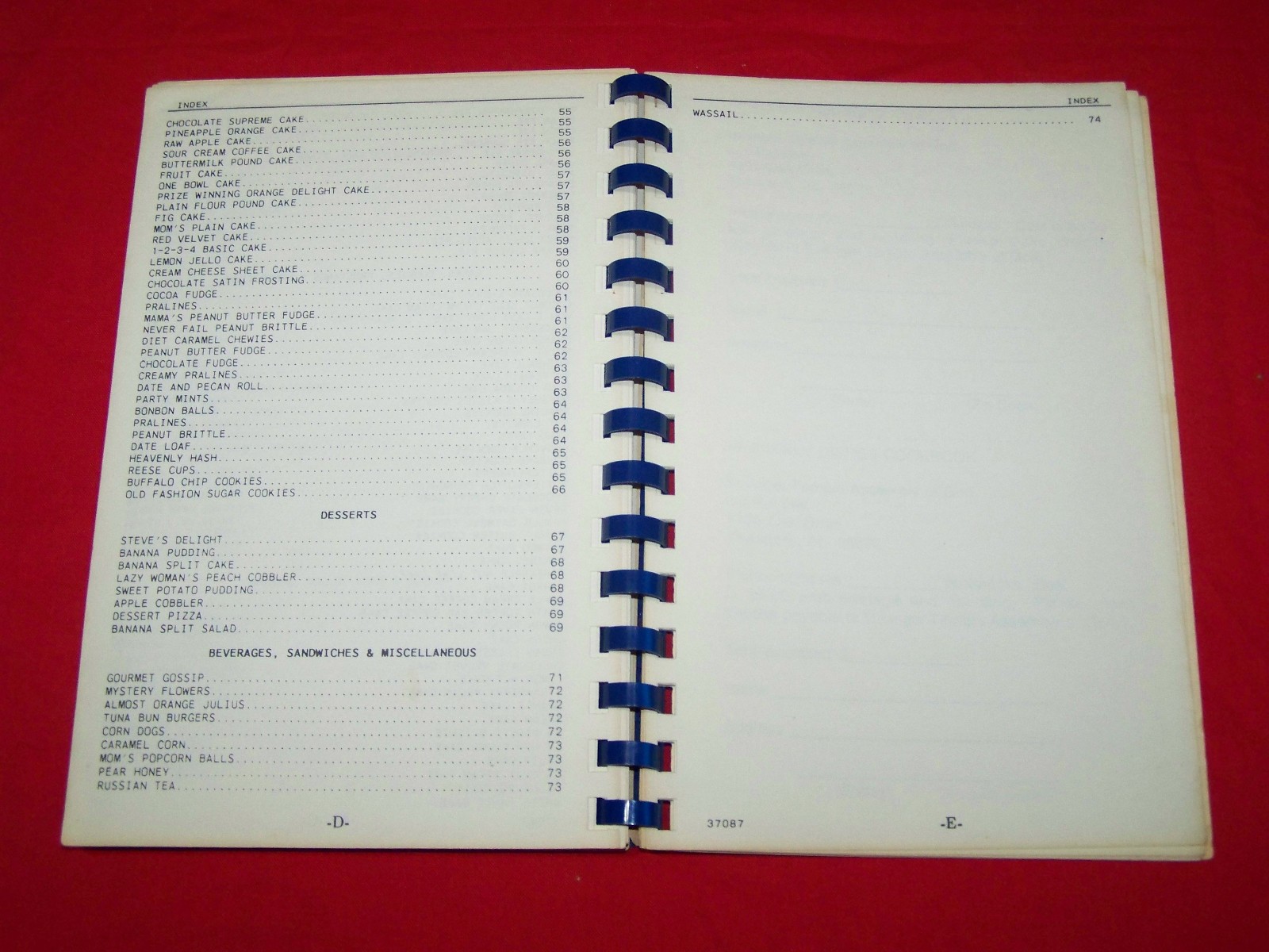 Evangel Temple Assembly of God Theodore Alabama Cookbook 1977 + History