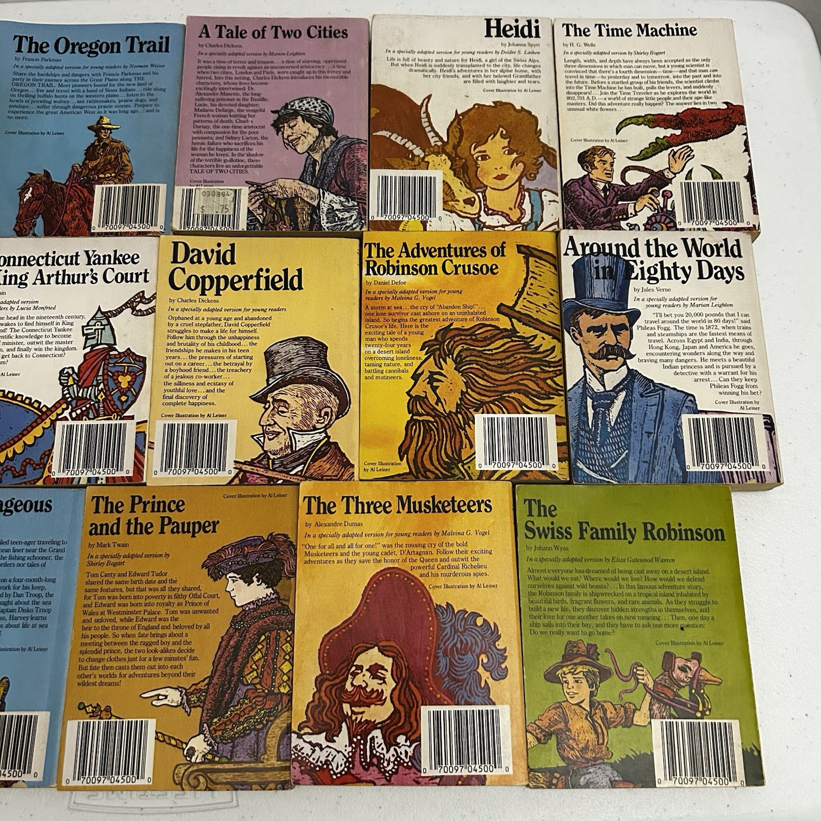 Lot of 17 Moby Books Illustrated Classic Editions Vintage Mini Paperback Books