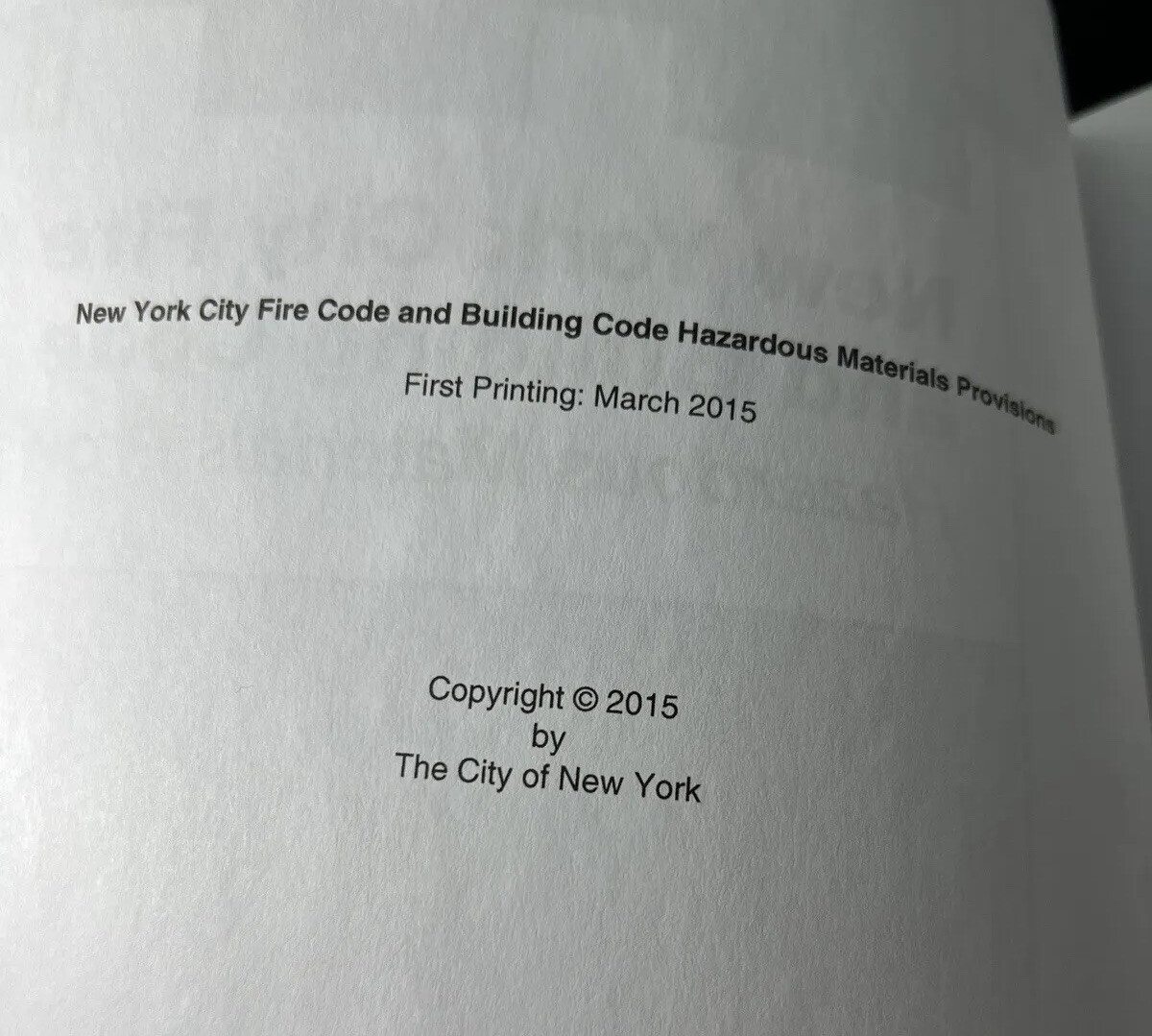 ICC International Code Council New York City Fire Code & Building Code Set 2014