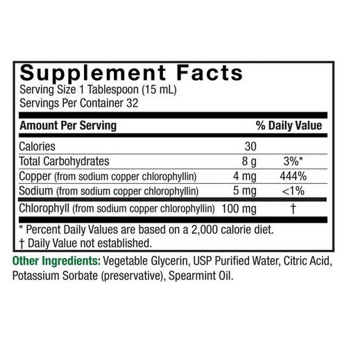 Chlorophyll Liquid 16 Oz by Nature’s Answer
