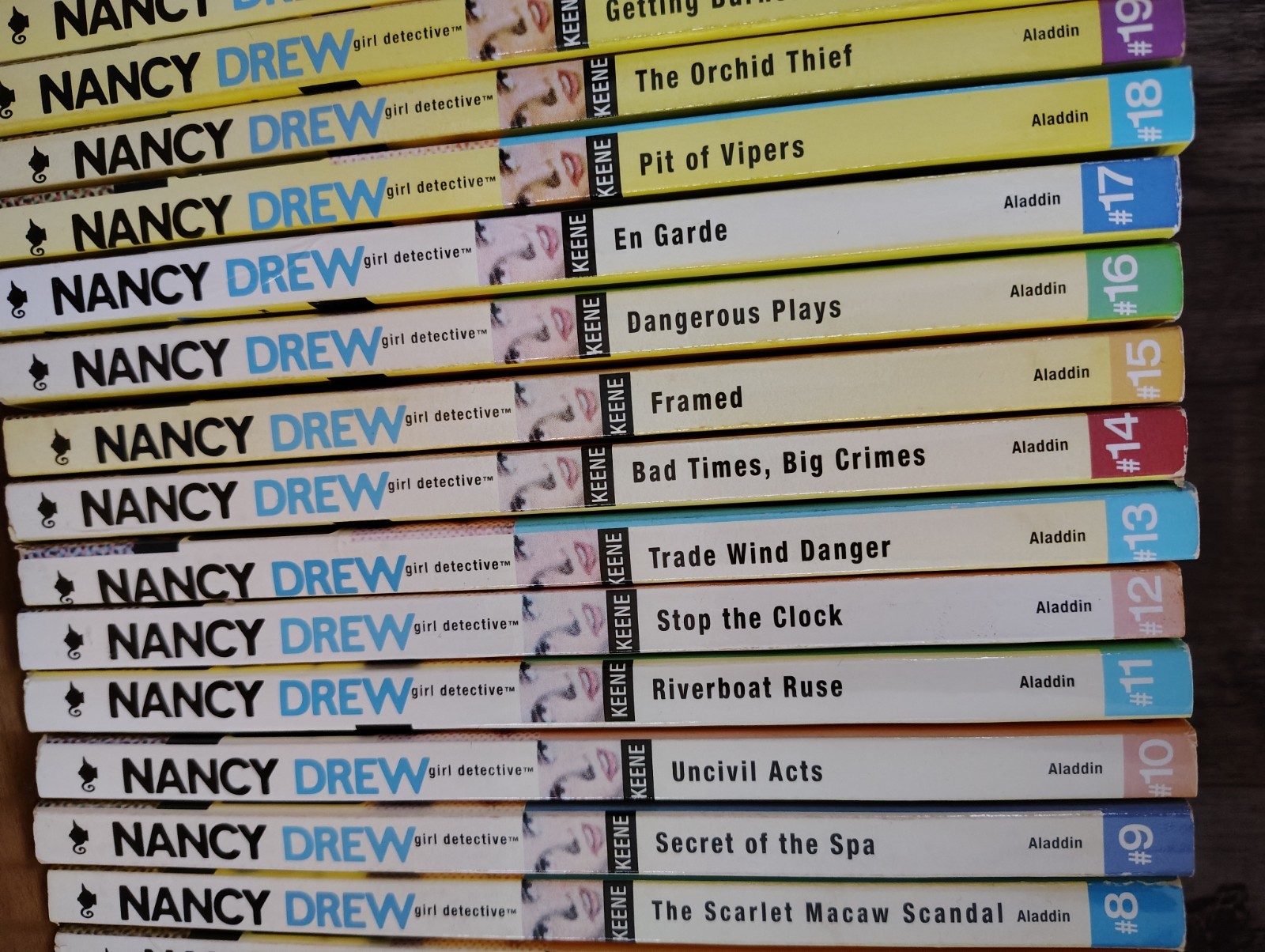Nancy Drew “Girl Detective” Book Lot – 24 Books – Carolyn Keene – Aladdin PB
