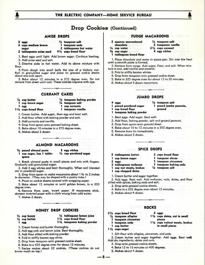 40 BOOKS Wisconsin Electric Company Christmas Cookie Cookbook LOT (1932 to 1973)