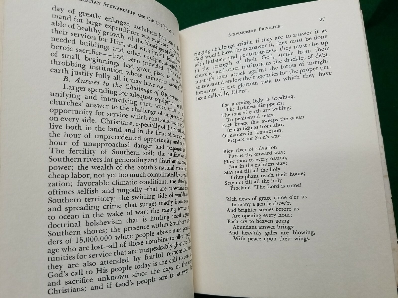 1953 CHRISTIAN STEWARDSHIP AND CHURCH FINANCE by H.W. Ellis, HB,