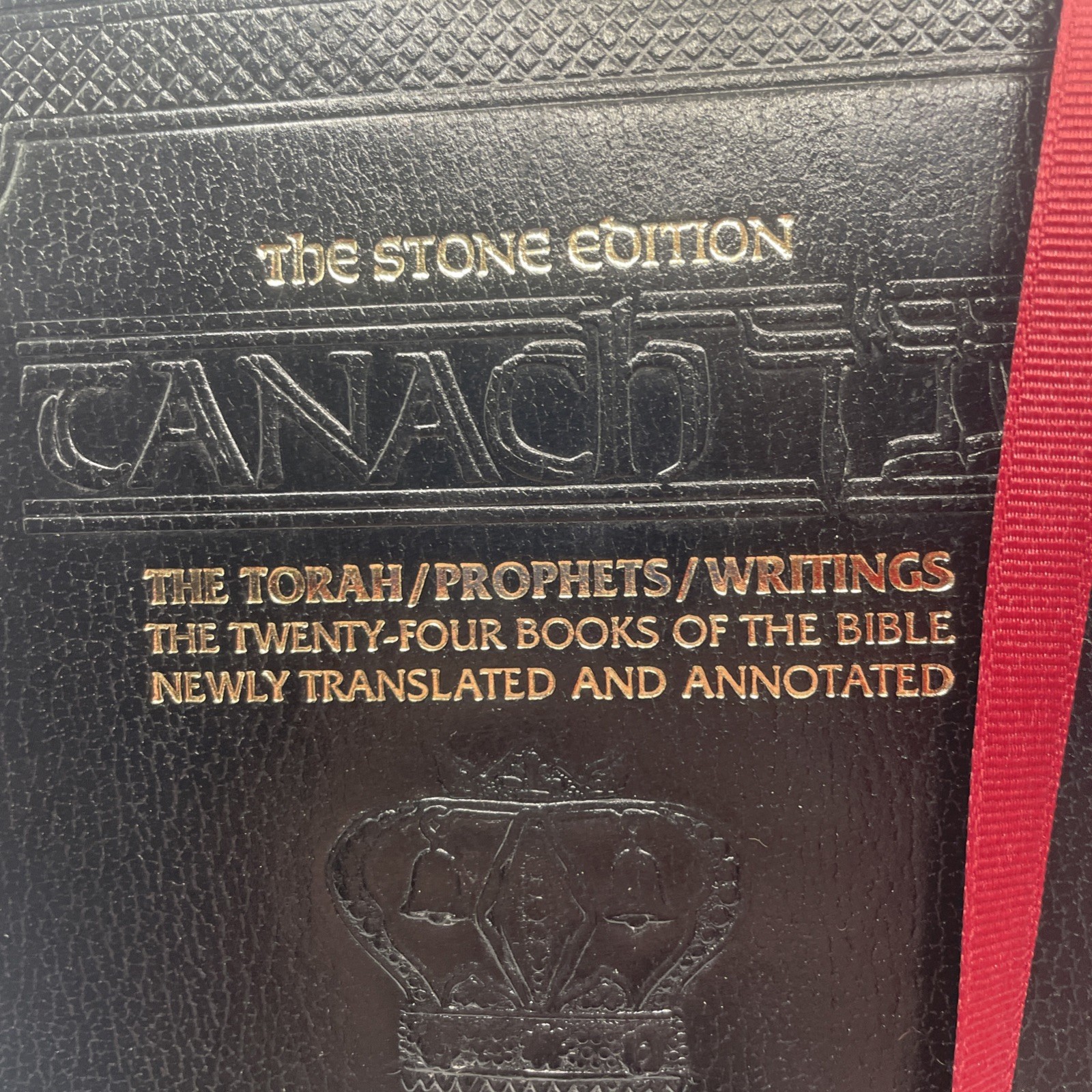 The Stone Edition King James Bible Thomas Nelson Black Gilt Edges Ribbon
