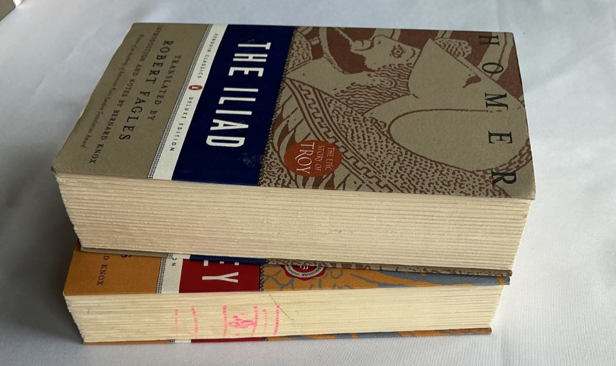 Homer The Iliad and The Odyssey Hardcover Box Set Soon to be C Nolan movie