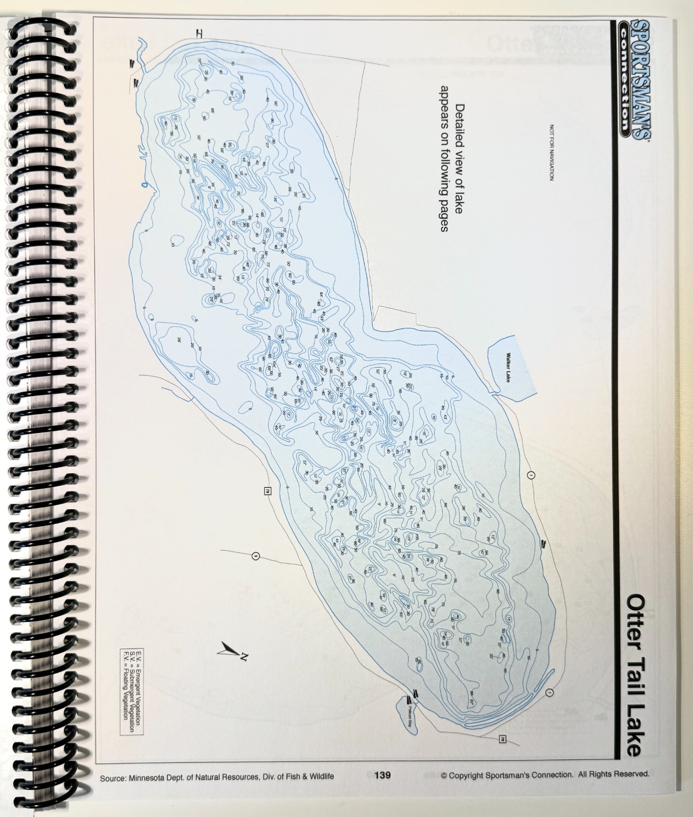Detroit Lakes & Ottertail Area Fishing Maps Guidebook