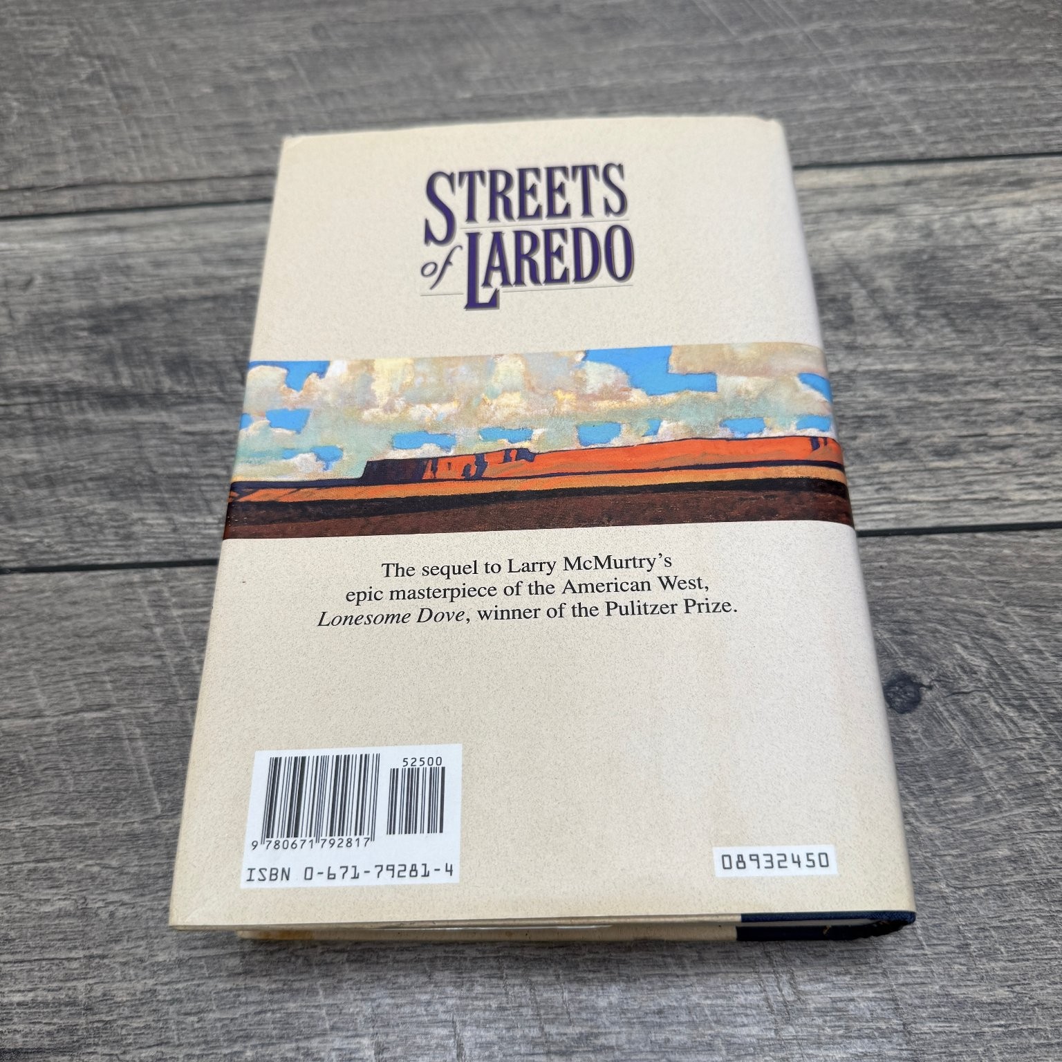 Streets of Laredo Larry McMurtry 1993 First Edition Hardcover DJ Western