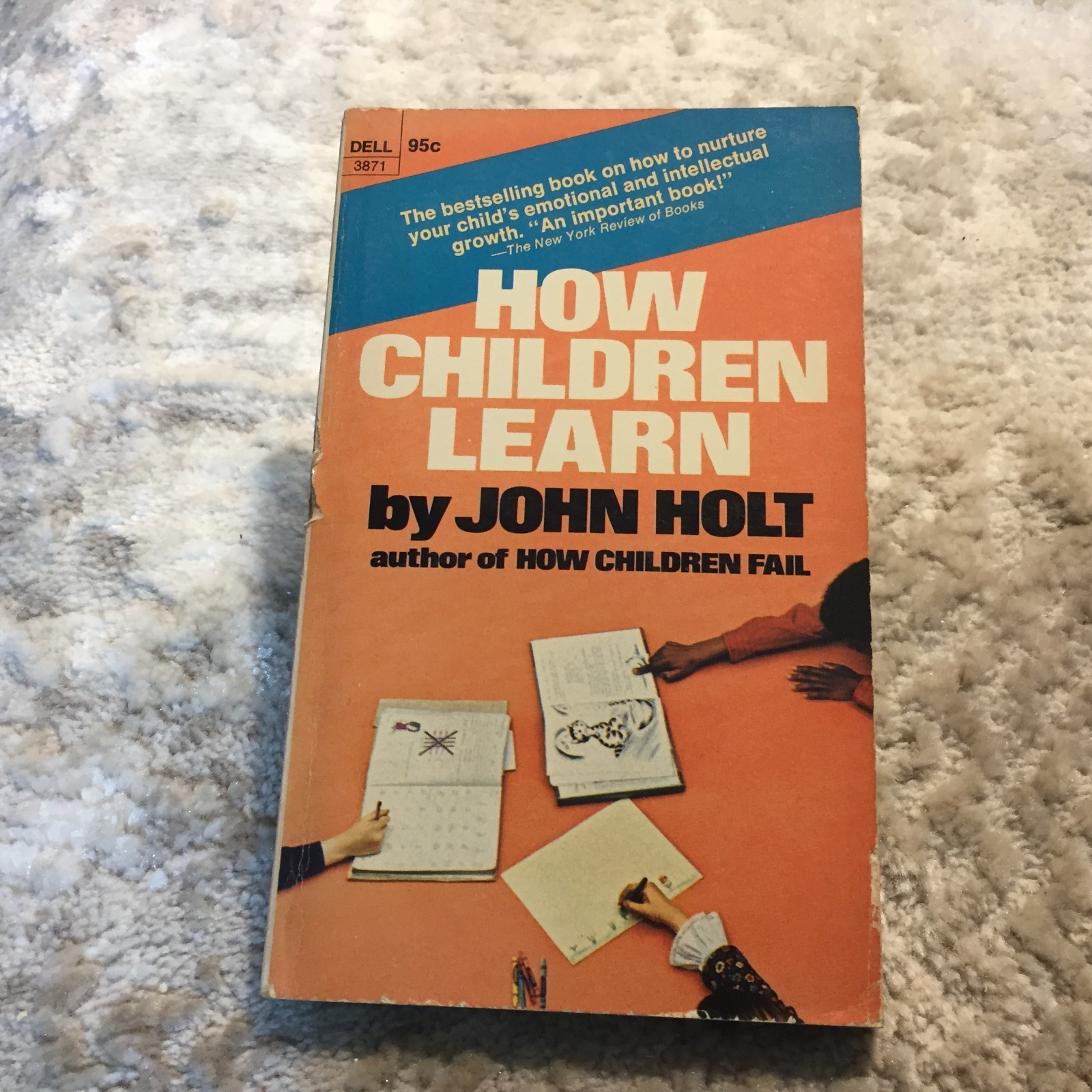 How Children Learn John Holt 1970 Dell Child Development Paperback Book