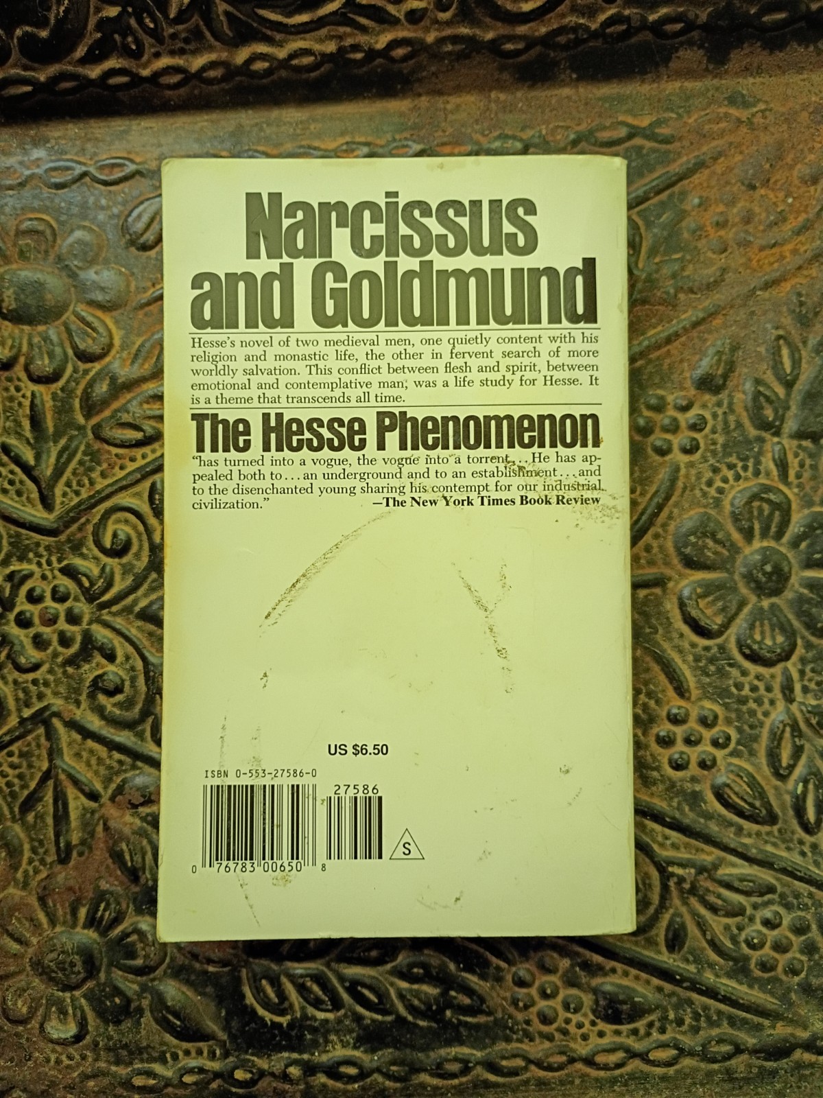 Narcissus and Goldmund Hermann Hesse – Vintage Bantam Edition – 1971
