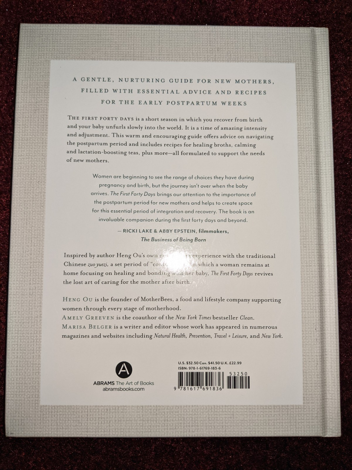 The First Forty Days: The Essential Art Of Nourishing The New Mother, Heng Ou