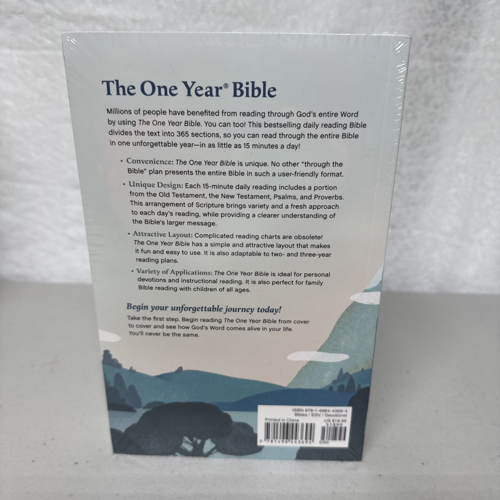 ESV One Year Bible Softcover New In Shrinkwrap