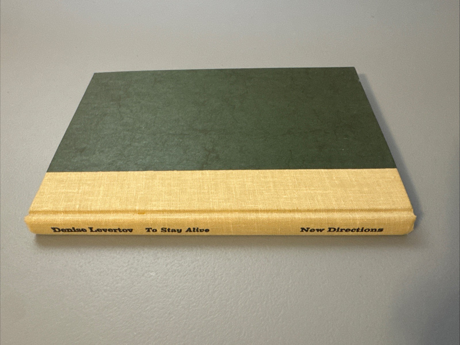 To Stay Alive by Denise Levertov Vintage Poetry Book 1971 2nd Printing HC DJ