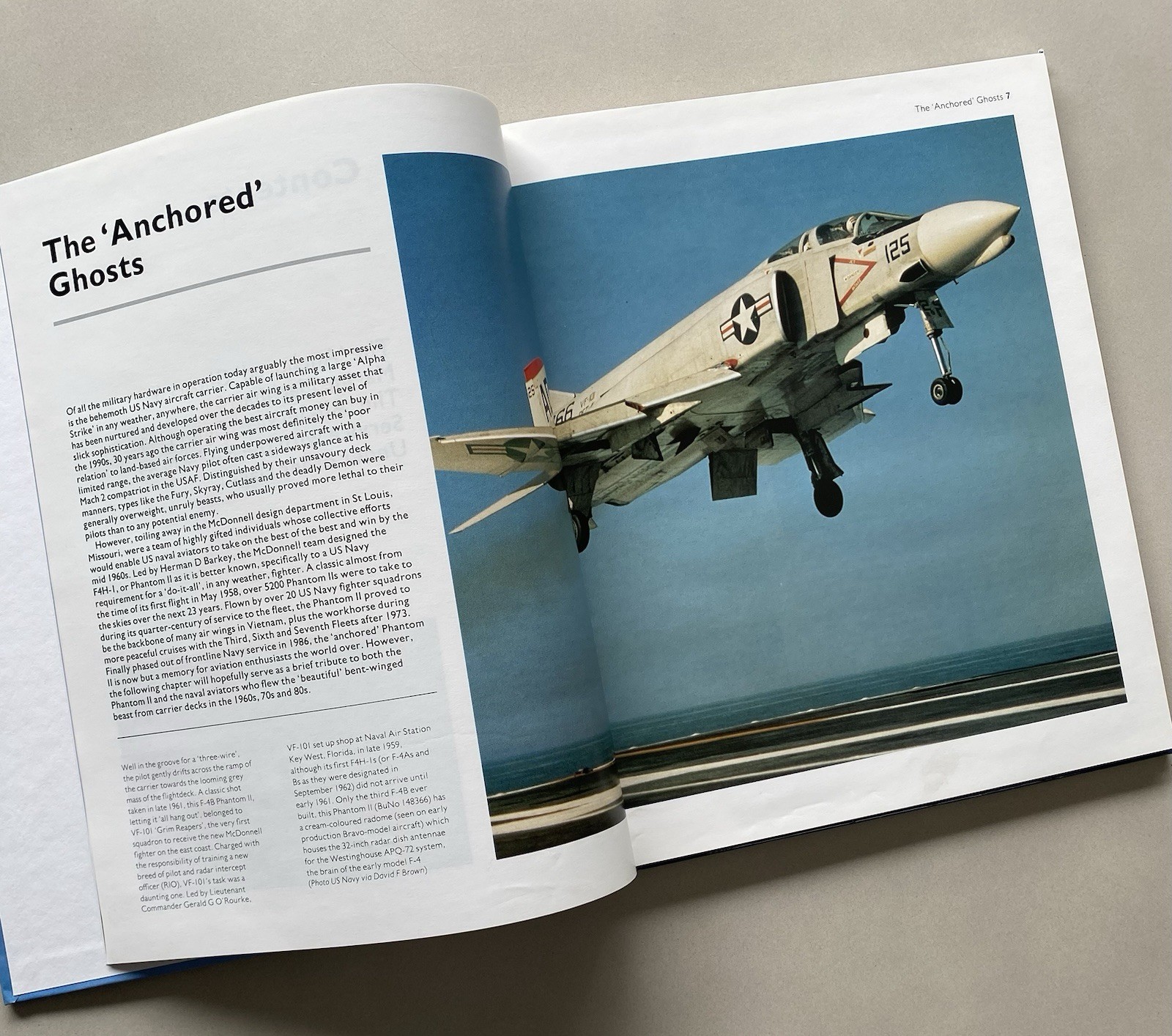 F-4 Phantom by Tony Holmes (1996 Hardcover) Aviation Photography