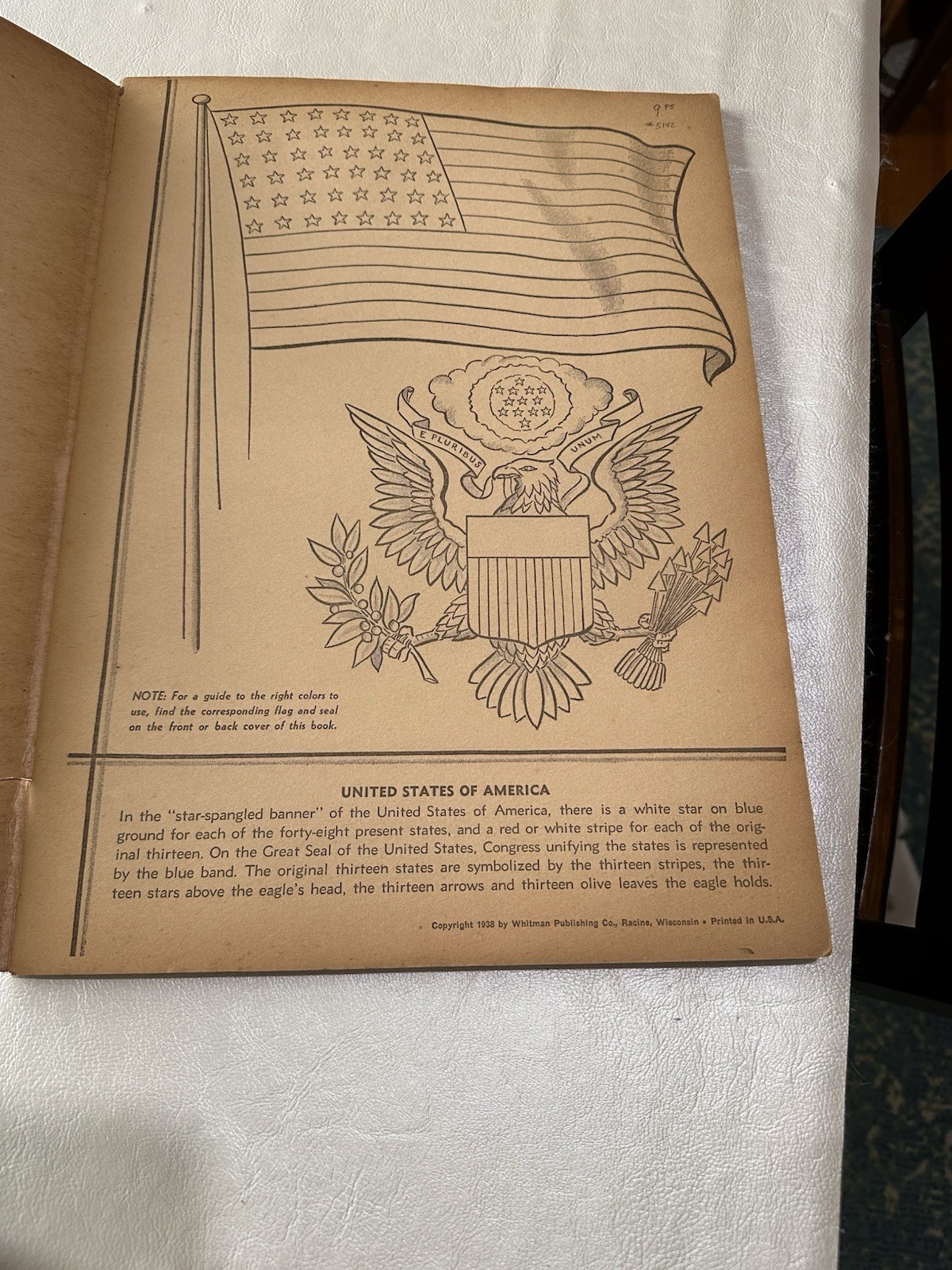 Vintage National Flags Coloring Book 48 Pages