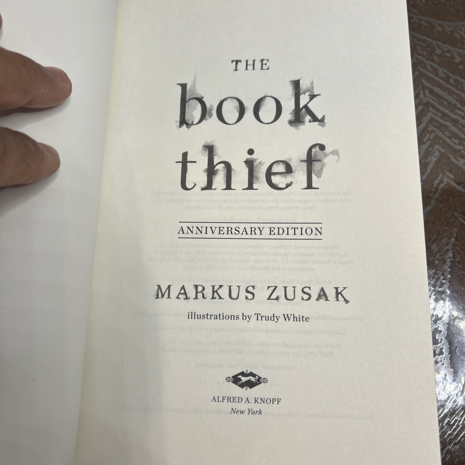The Book Thief By Markus Zusak Signed 10th Anniversary Edition