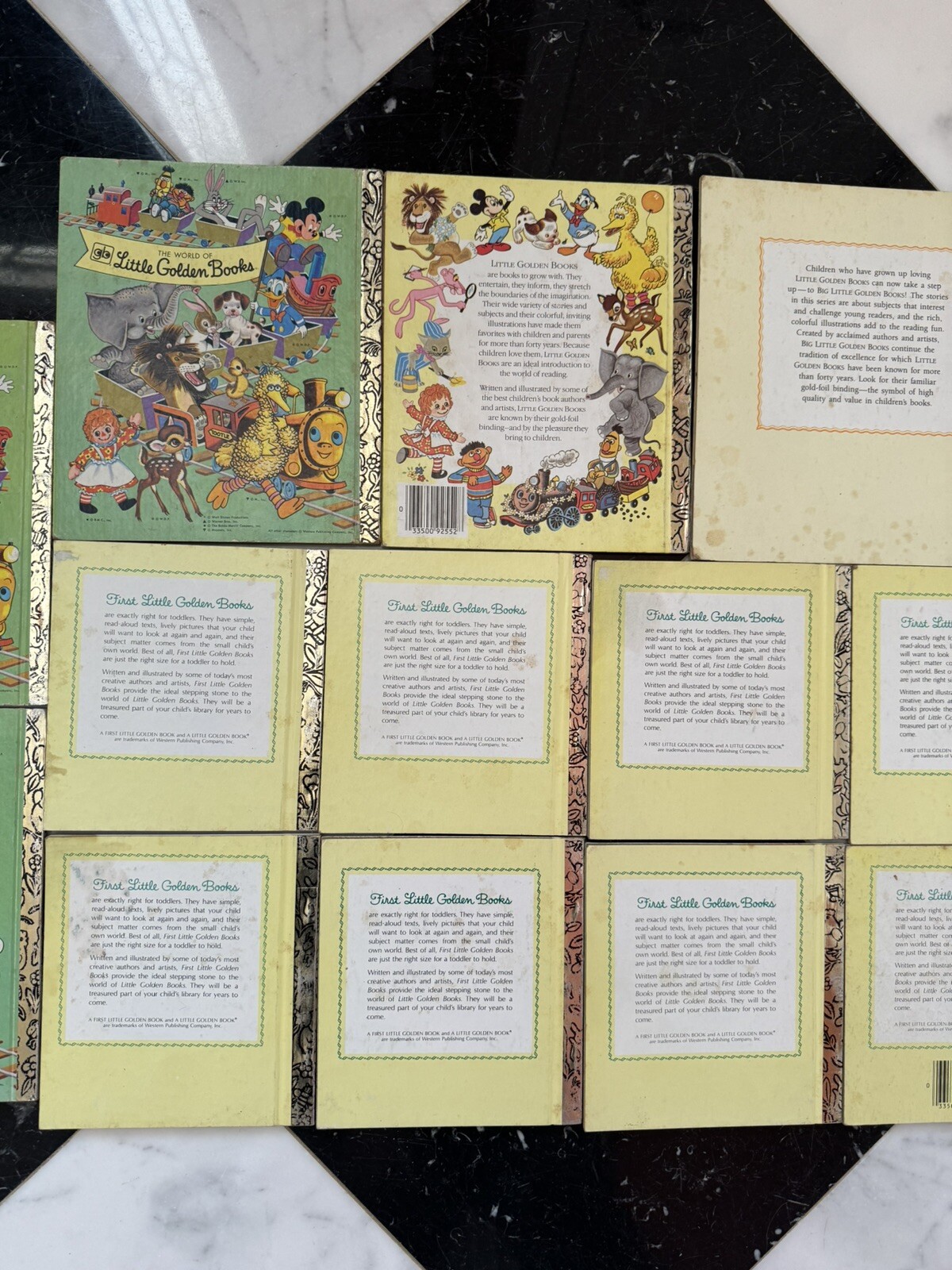 16 Rare HTF Little Golden Books Vintage Disney 1980s antique Oz Nursery MGM Lot