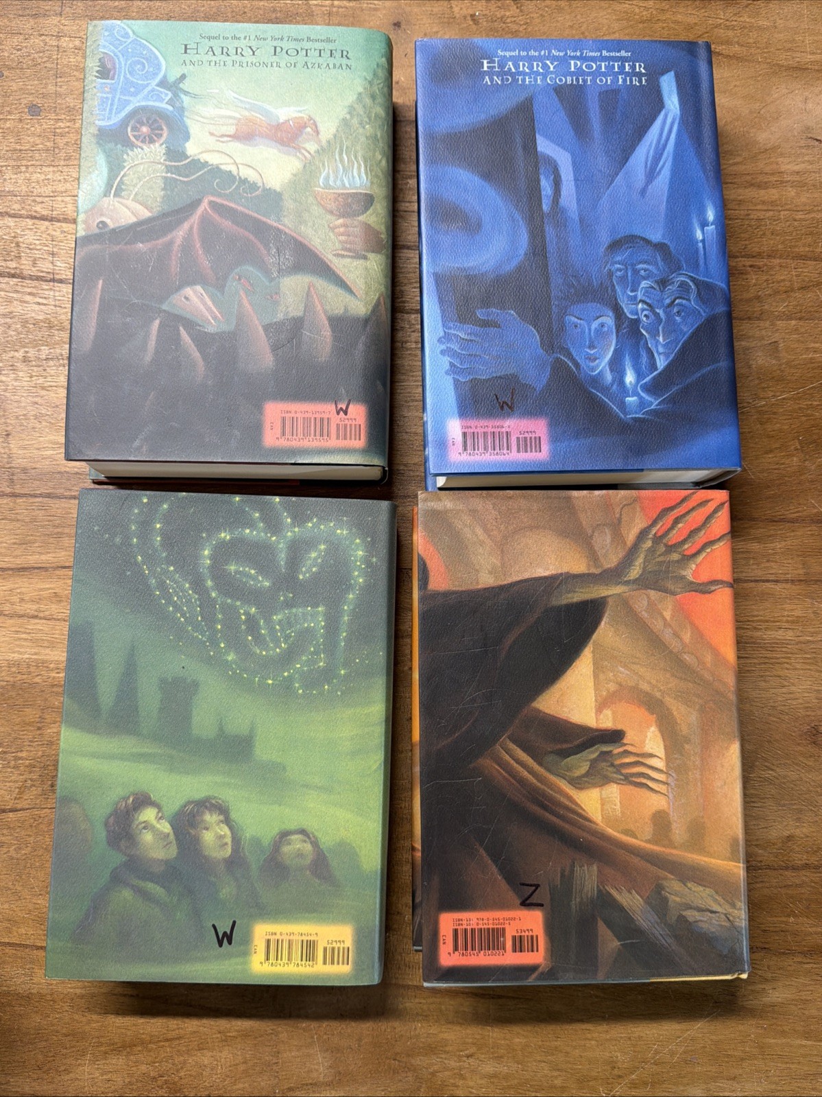Harry Potter HP Hardcover Complete Set 1-7 Most First American Edition Rowling