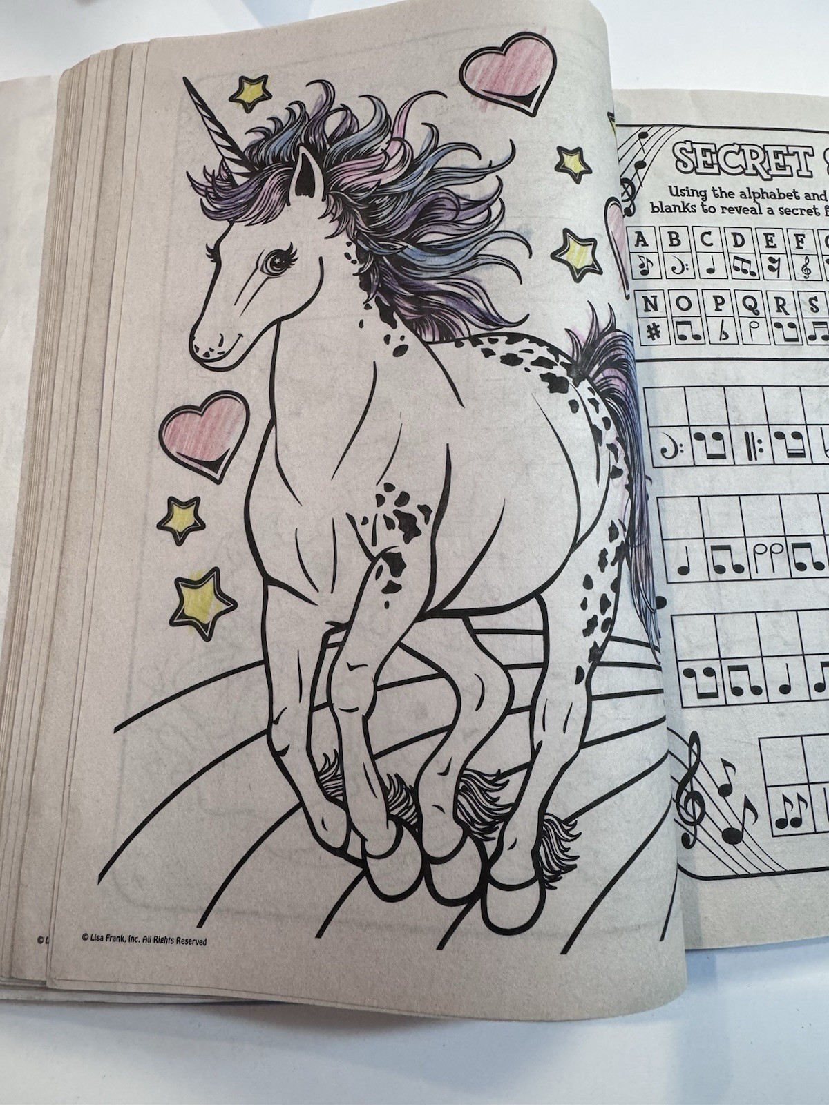 Lisa Frank Coloring Book 224 Coloring Activity Pages 125 Stickers