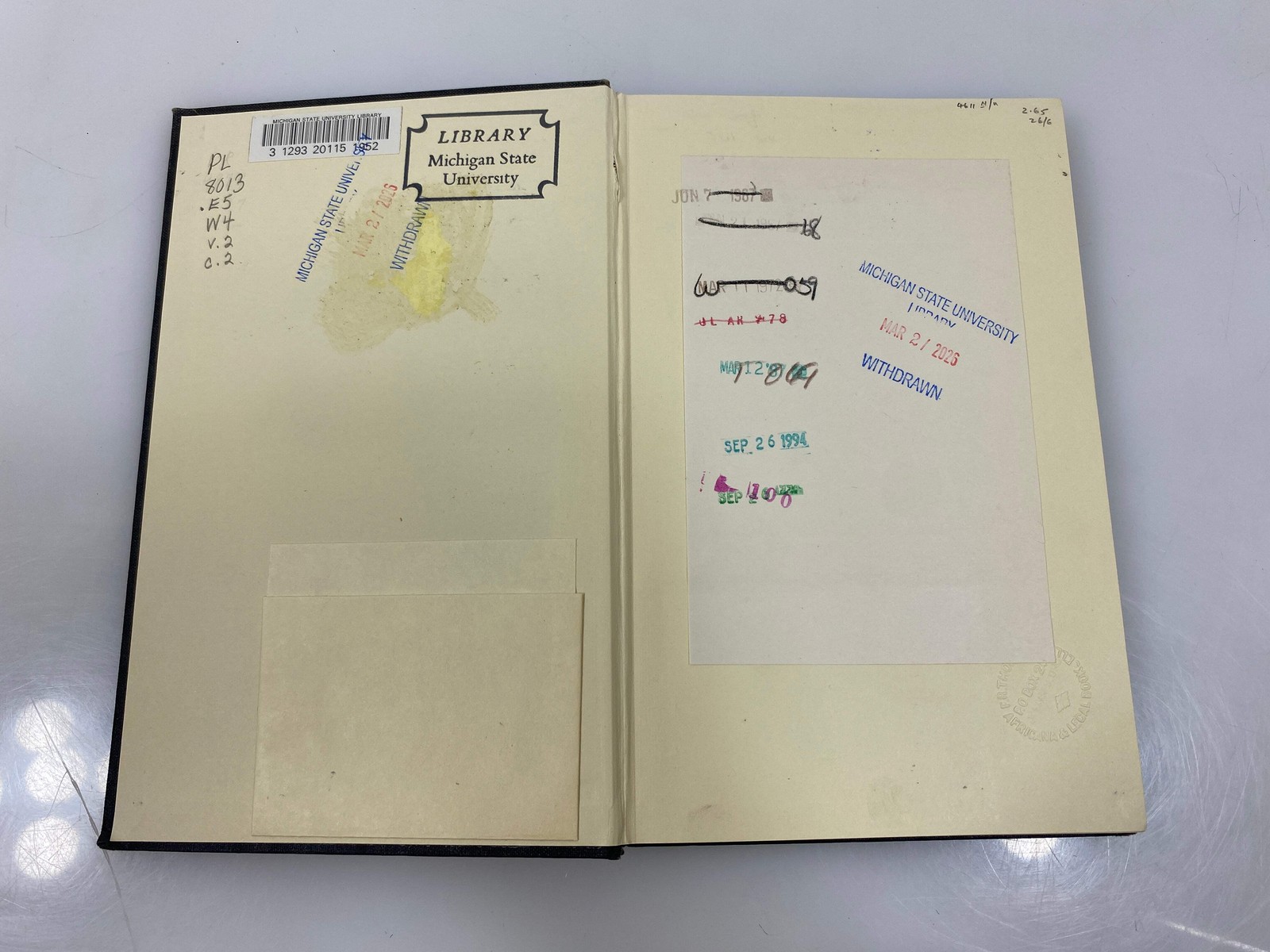 A Selection of African Prose II by Whiteley Ex-library 1964 HC