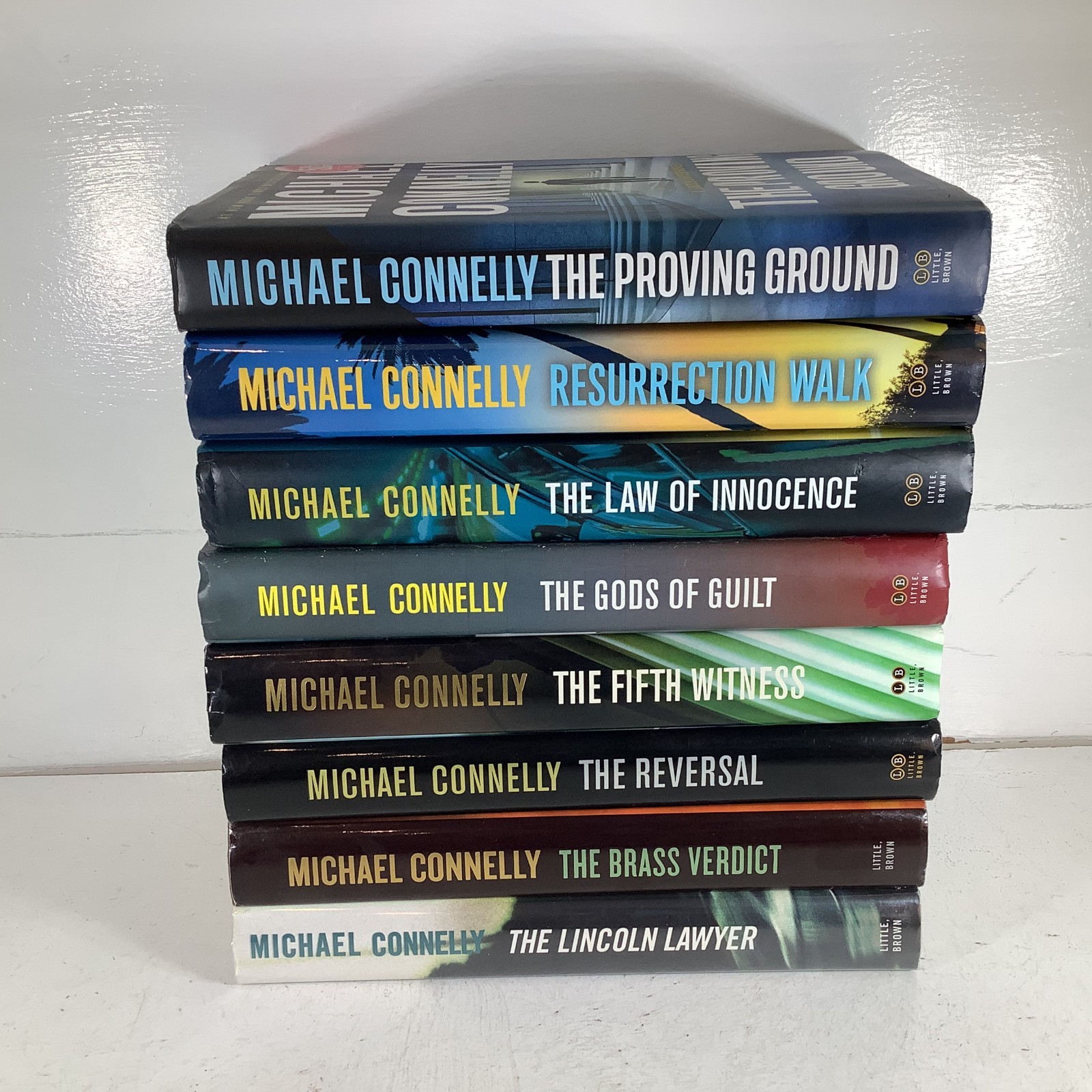 Michael Connelly The Lincoln Lawyer Complete Set 1-8 HC DJ Like New