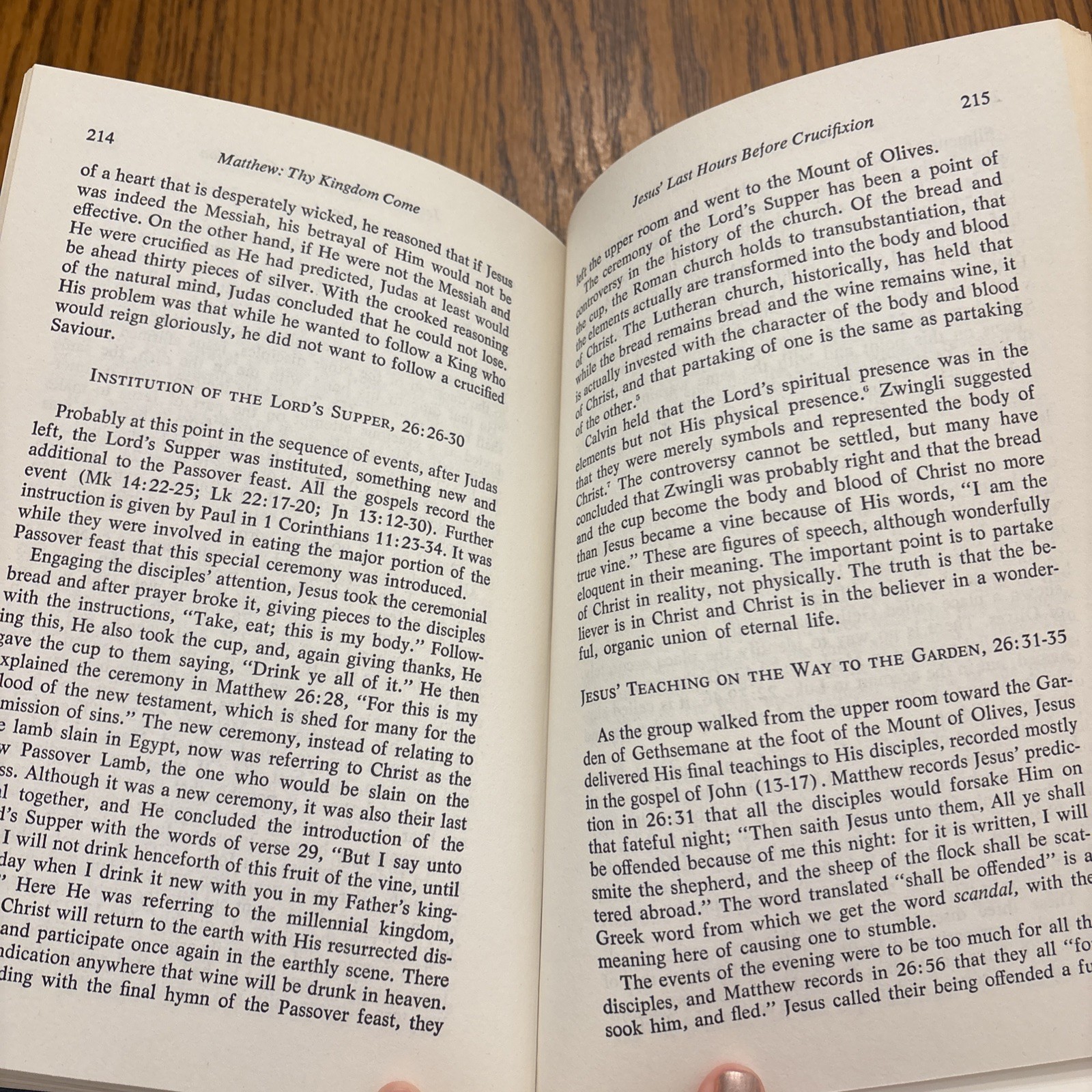 Matthew Thy Kingdom Come By John F. Walvoord HBDJ