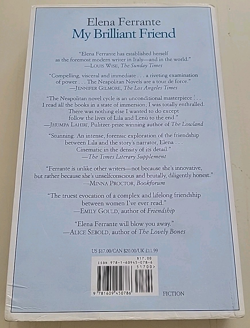 Elena Ferrante Neapolitan FULL SET Collection 4 Trade Paperbacks Europa Editions