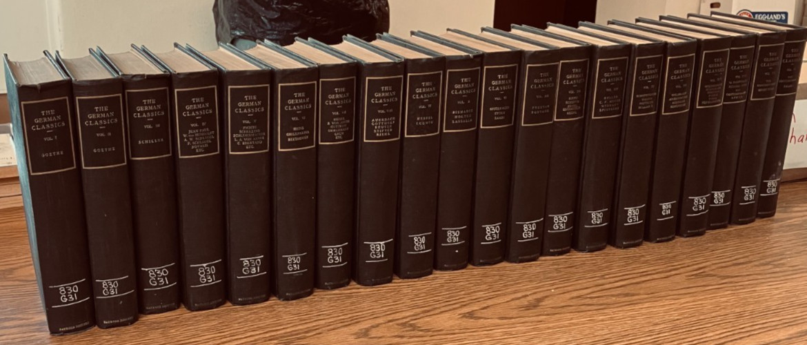 The German Classics: Masterpieces of German Literature, 20 Vol. 1913 Complete