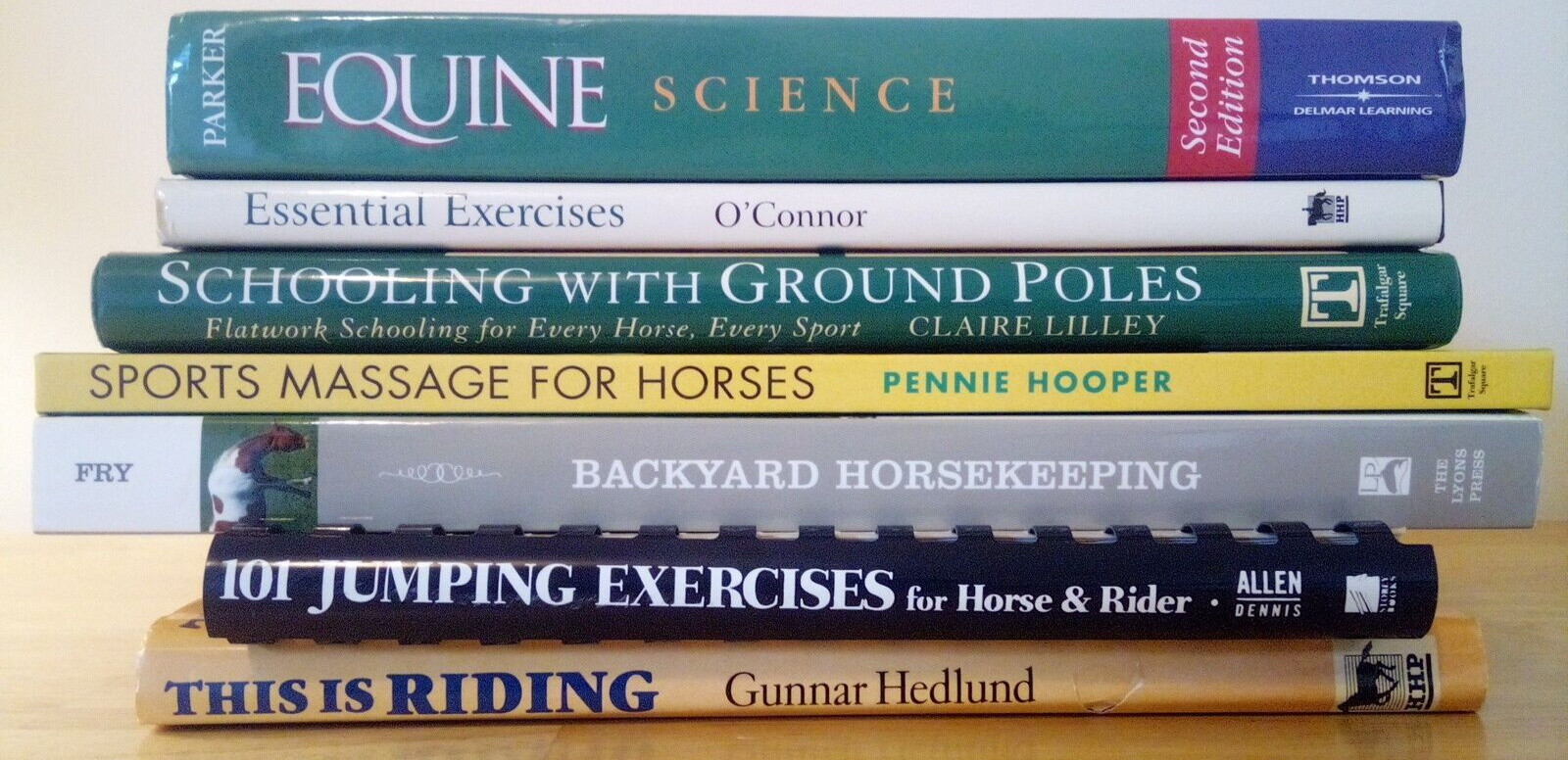 Lot of 7 Equestrian Books 9780939481736 Horses