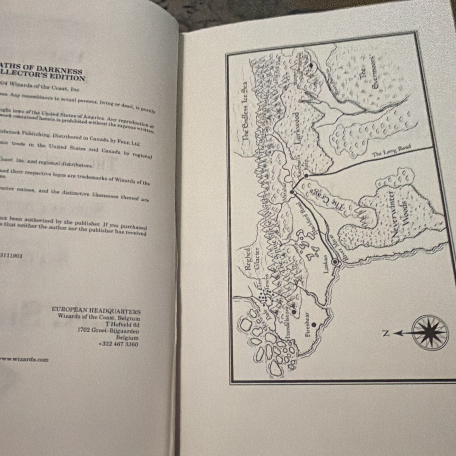 Forgotten Realms Paths of Darkness Collector’s Edition R.A. Salvatore Hardcover