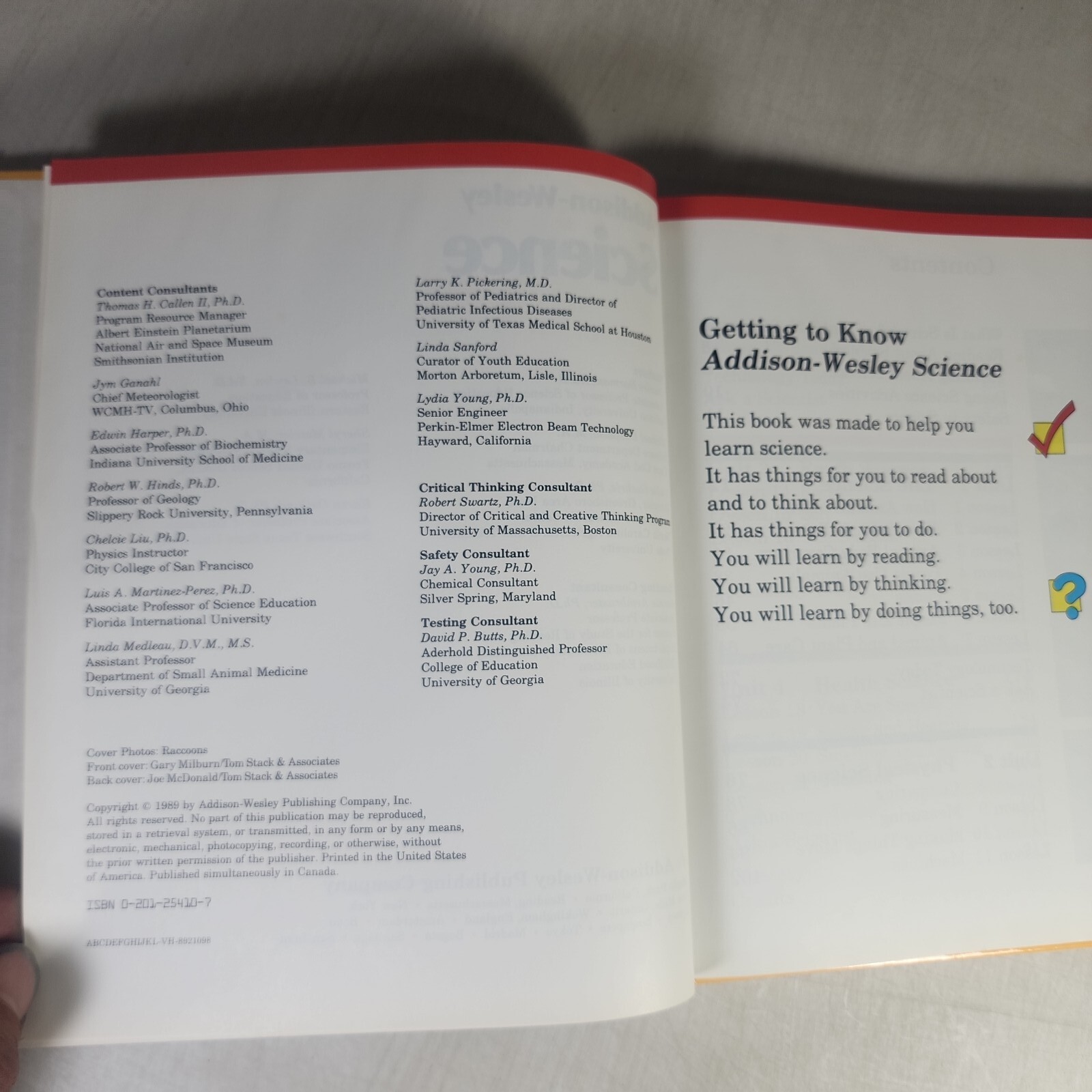 Addison-Wesley Science 1989 Hardcover Grade School Textbook Brand New Never Used