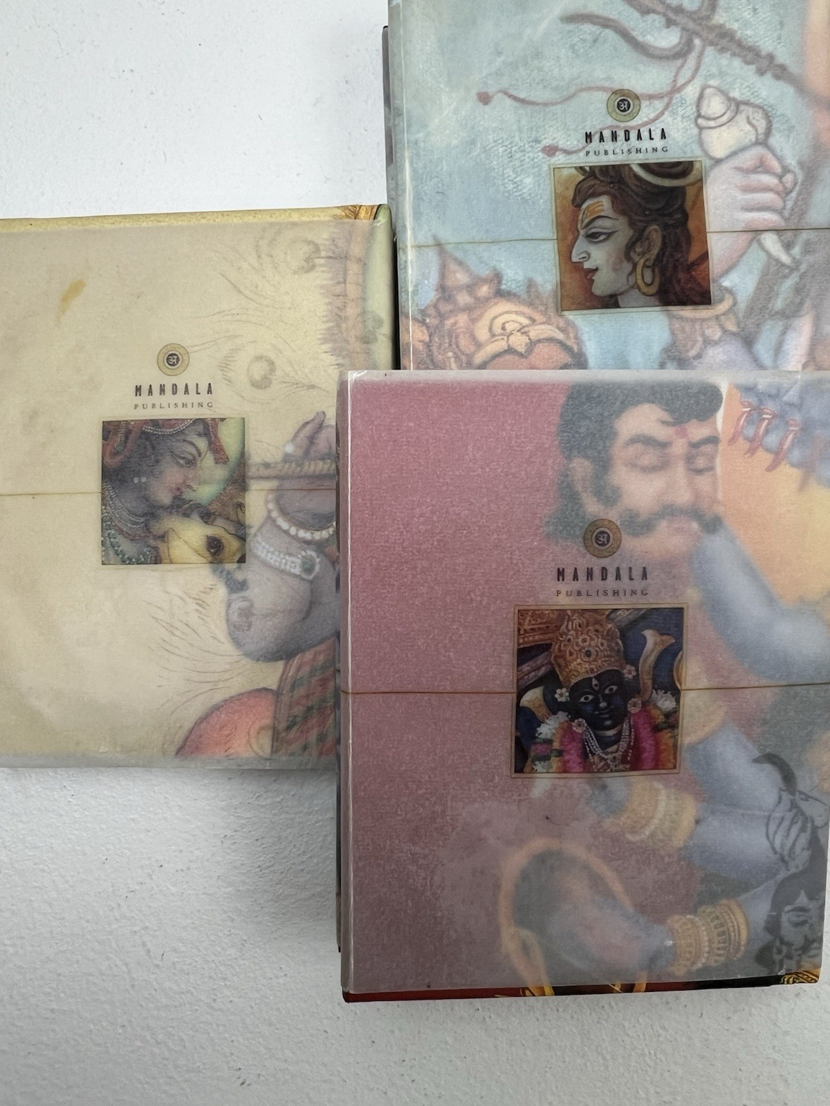 Mandala Set of 5 Minibooks Hinduism Religion Spirituality Kali Ganesh Krishna