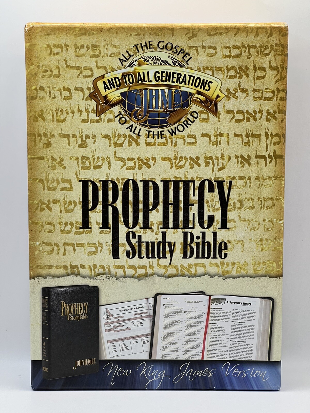 Signed Prophecy Study Bible John Hagee NKJV Israel Revealed 7 Letters Apocalypse