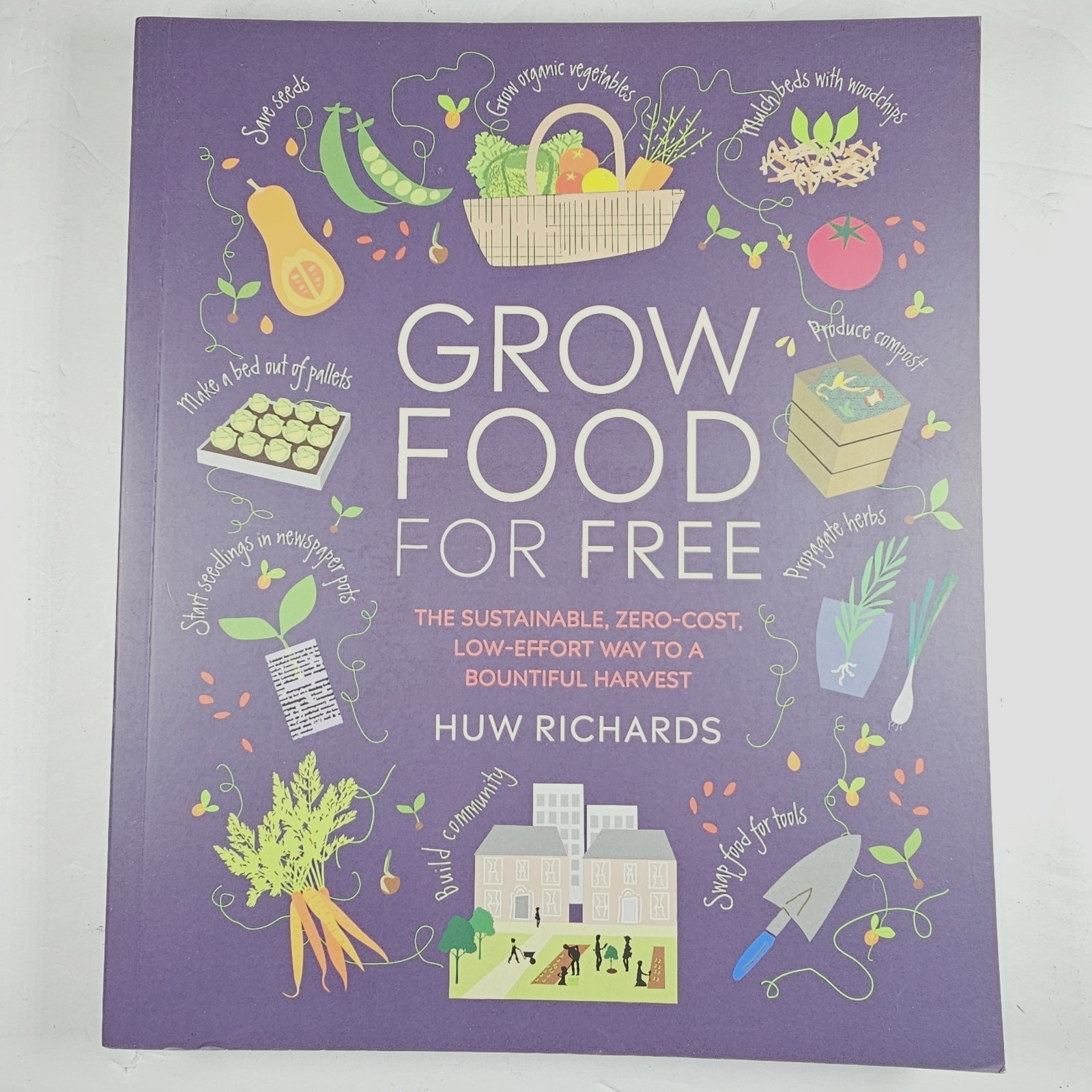 Grow Food For Free: The Sustainable, Zero-Cost, Low-Effort Way by Huw Richards