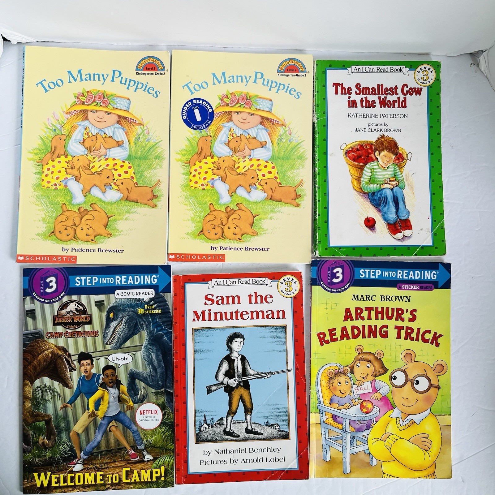 Lot of 10 Beginning Reader Books Level 2-3 Step Into Reading I Can Read Mixed