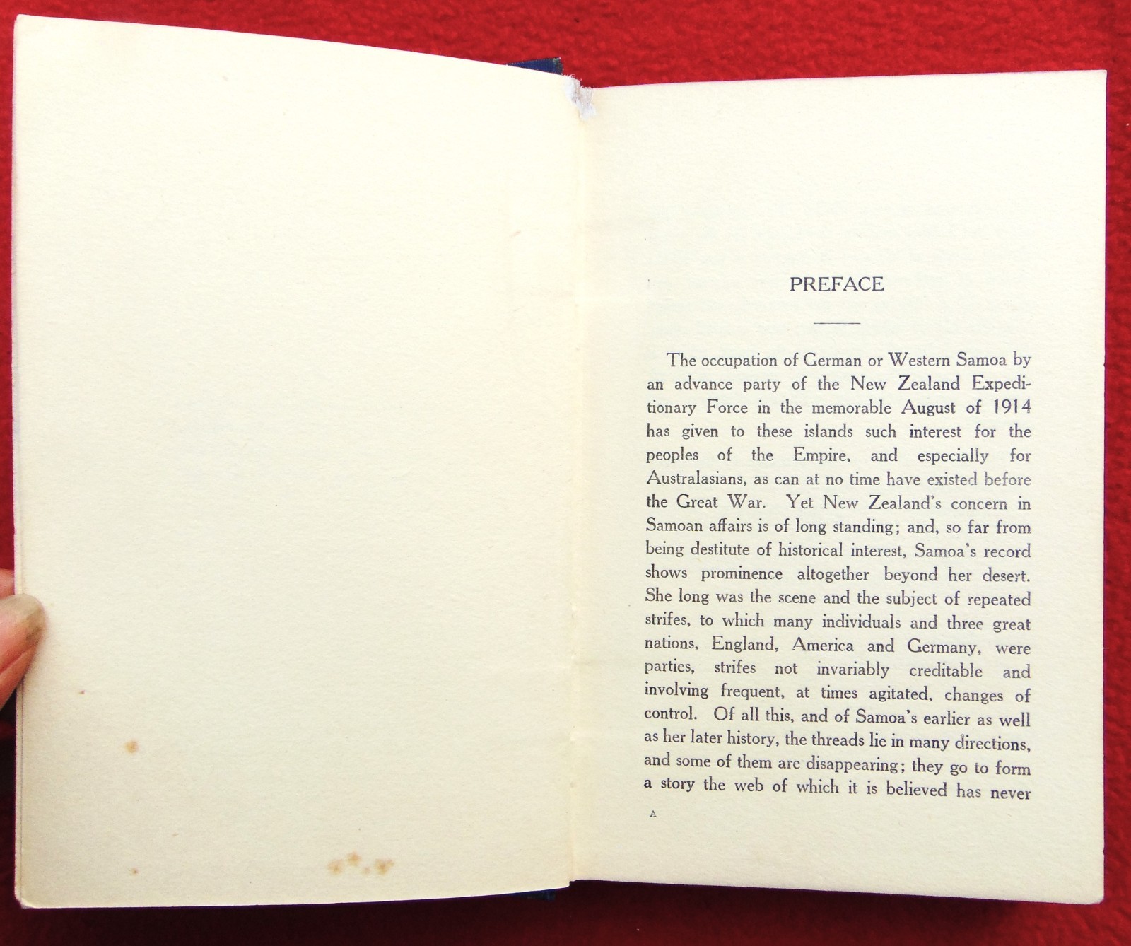 RARE ANTIQUE ORIGINAL 1918 BOOK „HISTORY OF SAMOA“ ~ BY R.M. WATSON, L.L.B.