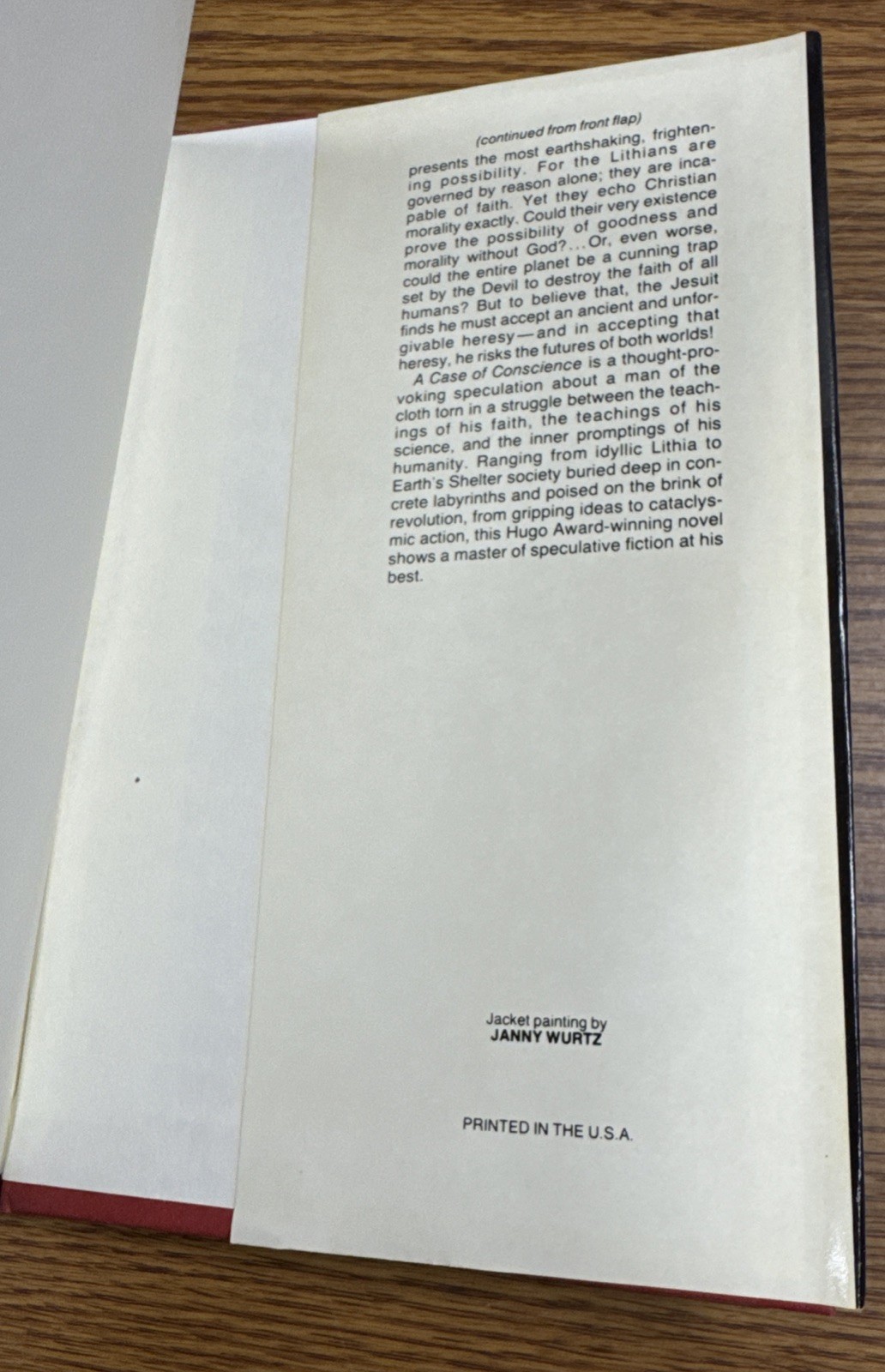 A Case of Conscience James Blish Book Club Edition BCE Hardcover Sci-Fi Del Rey